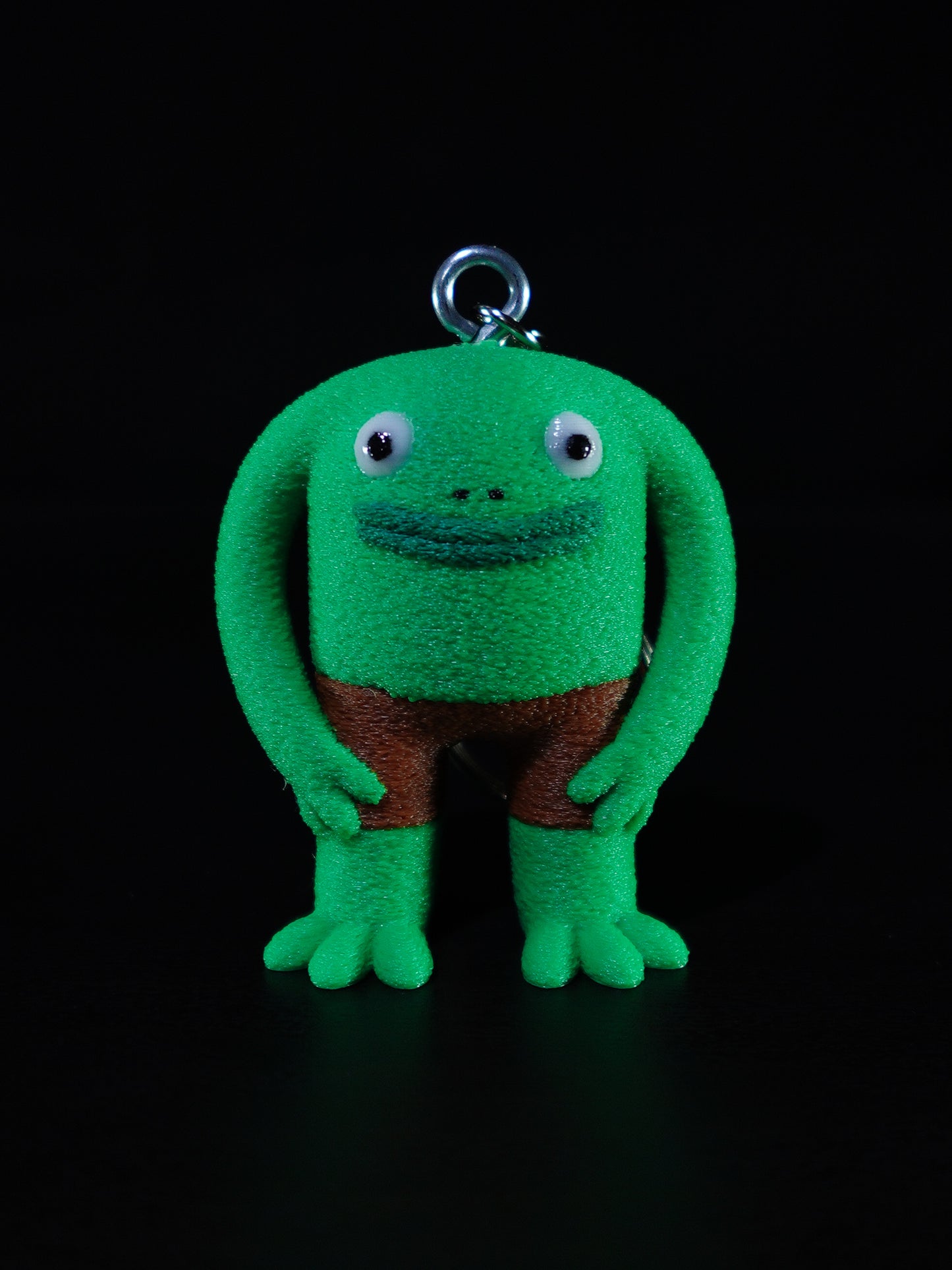 MR FROG (3D STL FILE) - Smiling Friends Inspired Keychain for FDM/Resin Printing
