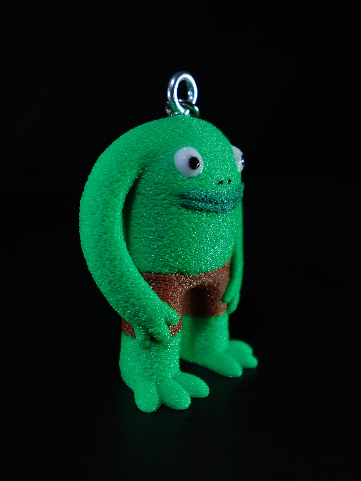 MR FROG (3D STL FILE) - Smiling Friends Inspired Keychain for FDM/Resin Printing