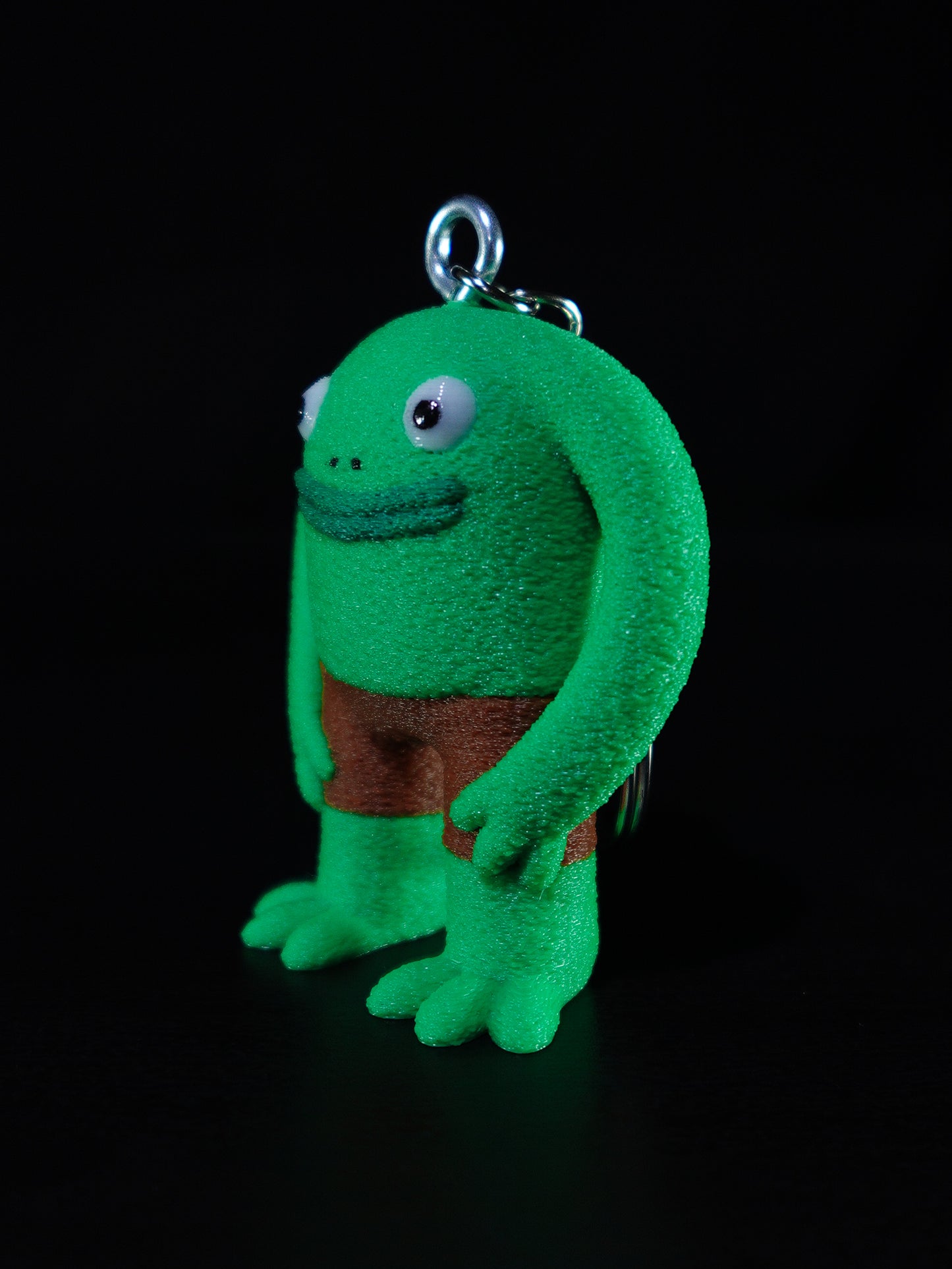 MR FROG (3D STL FILE) - Smiling Friends Inspired Keychain for FDM/Resin Printing
