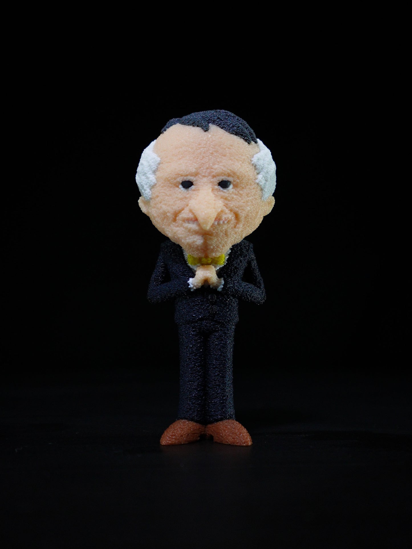 MR BOSS (3D STL FILE) - Smiling Friends Inspired Keychain for FDM/Resin Printing