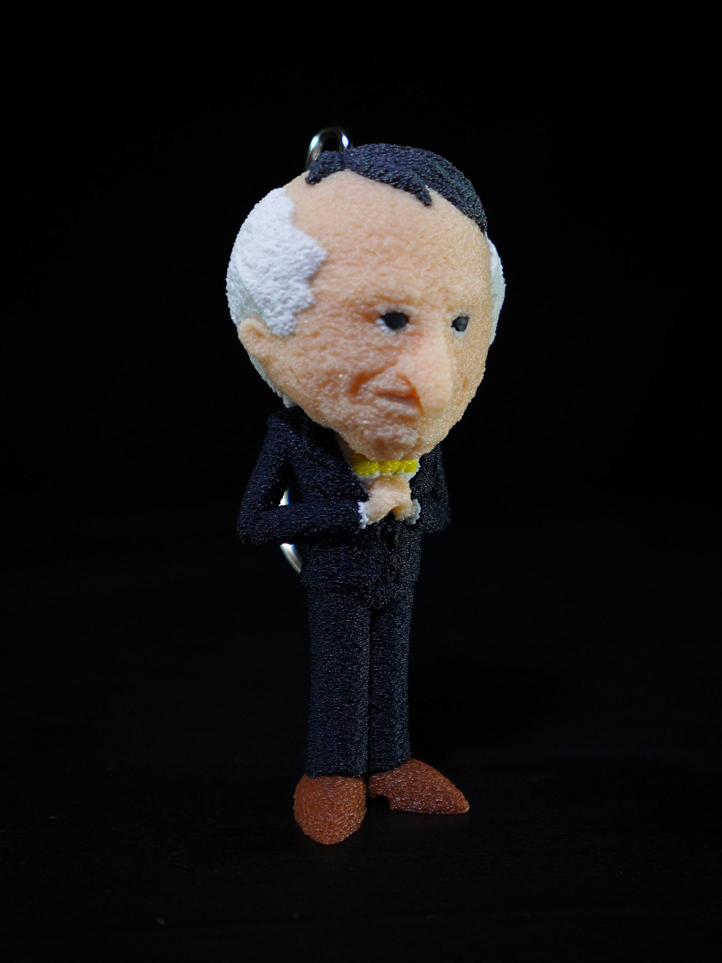 MR BOSS (3D STL FILE) - Smiling Friends Inspired Keychain for FDM/Resin Printing