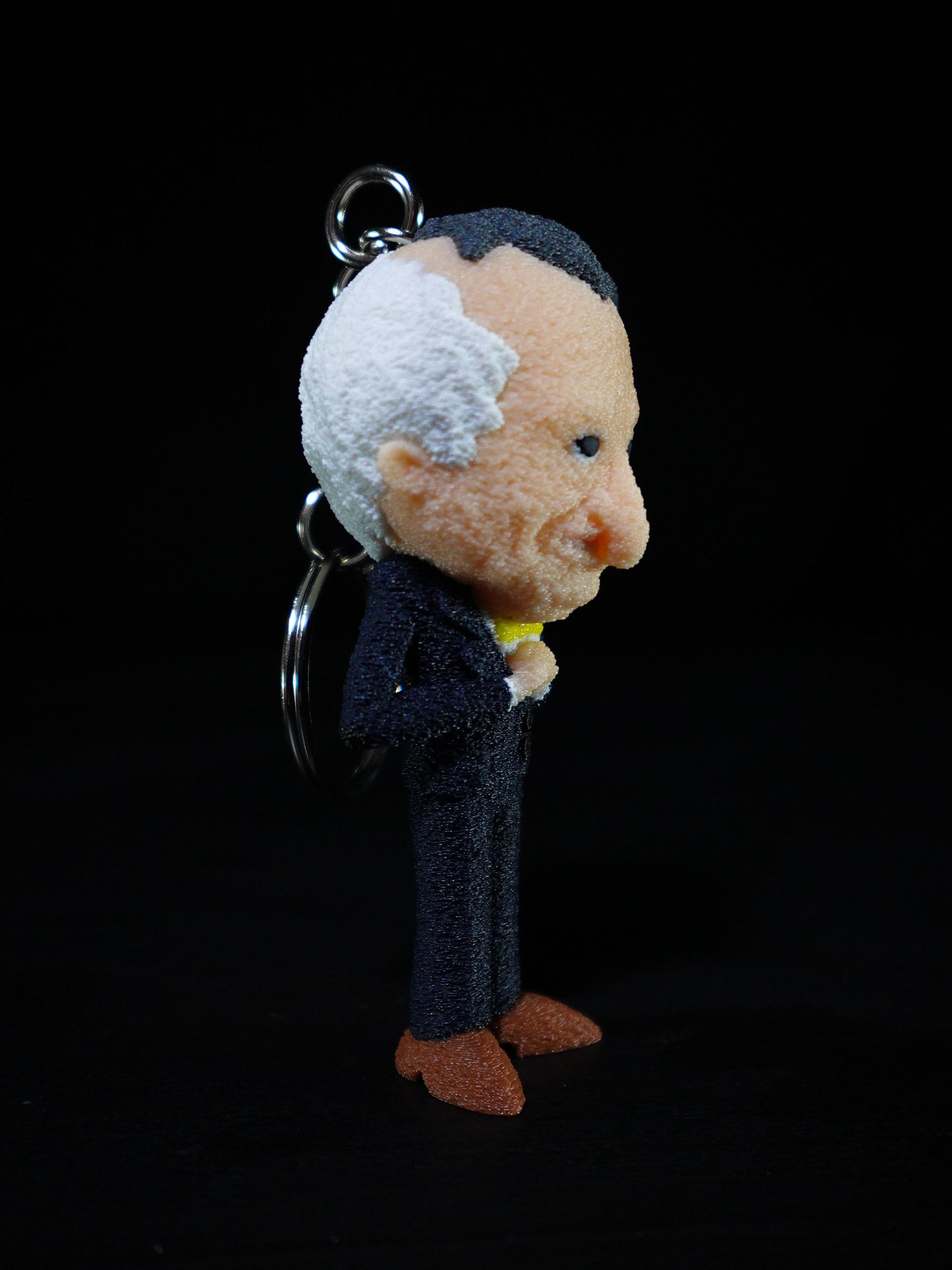MR BOSS (3D STL FILE) - Smiling Friends Inspired Keychain for FDM/Resin Printing