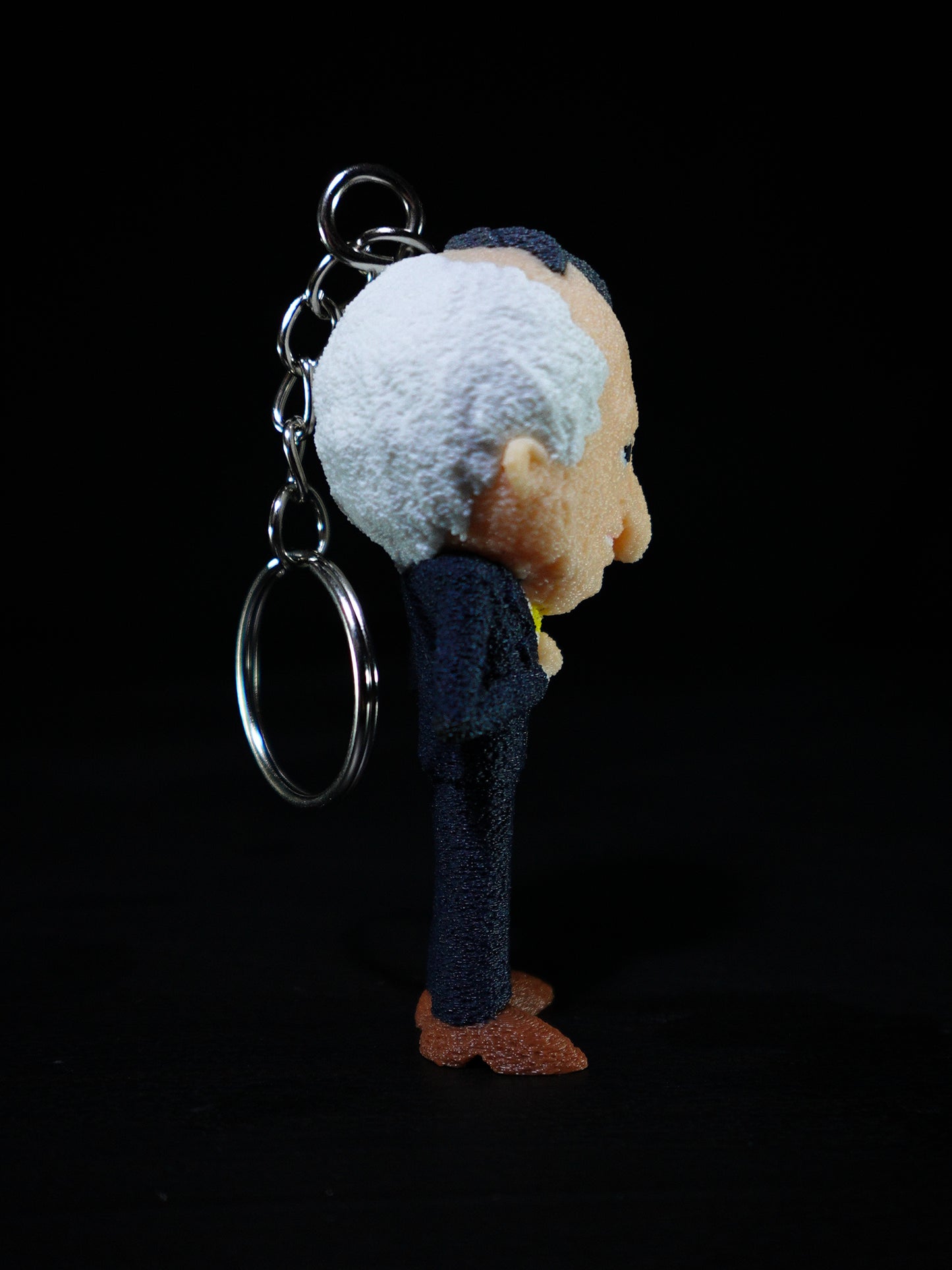 MR BOSS (3D STL FILE) - Smiling Friends Inspired Keychain for FDM/Resin Printing