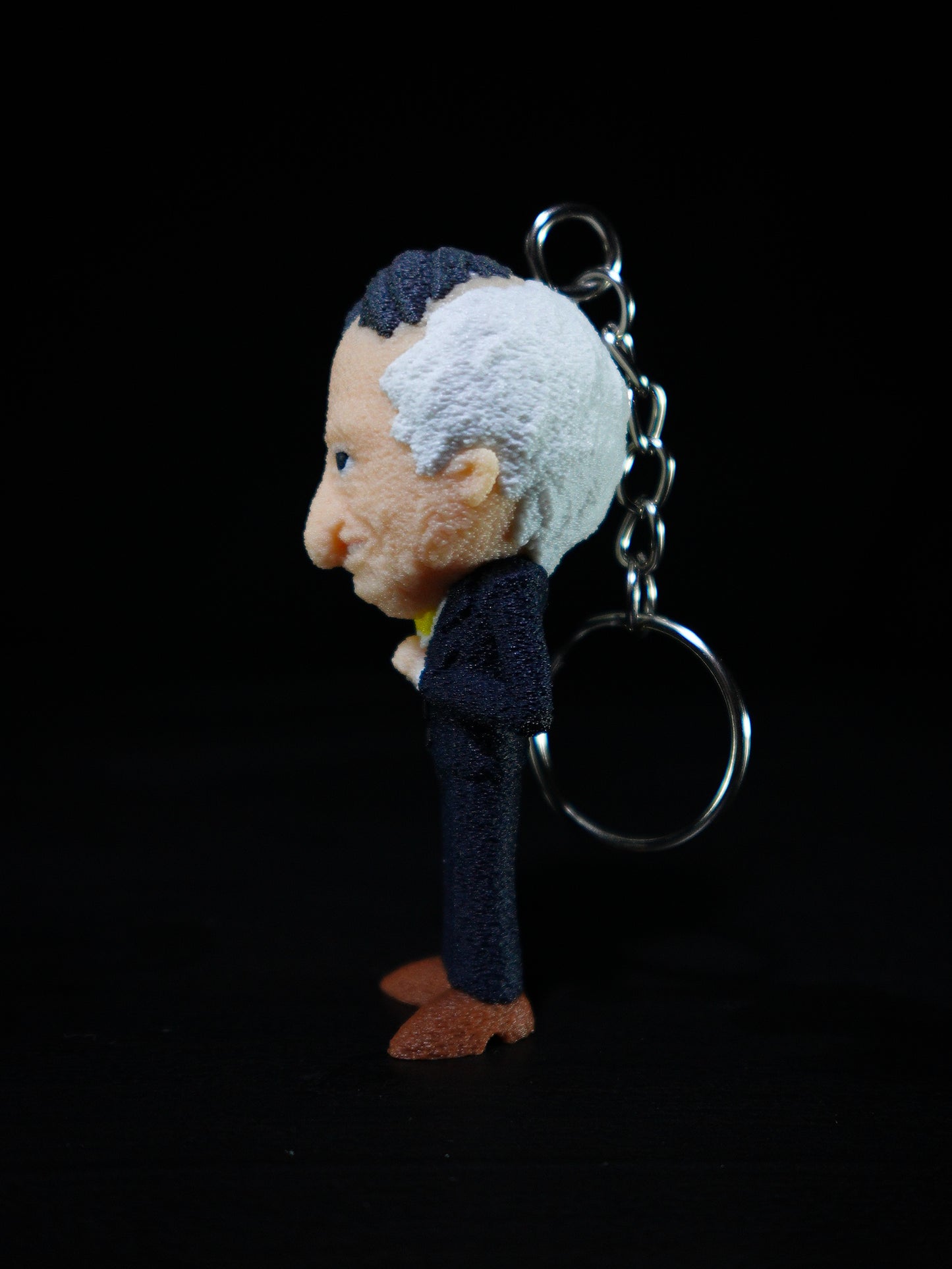 MR BOSS (3D STL FILE) - Smiling Friends Inspired Keychain for FDM/Resin Printing