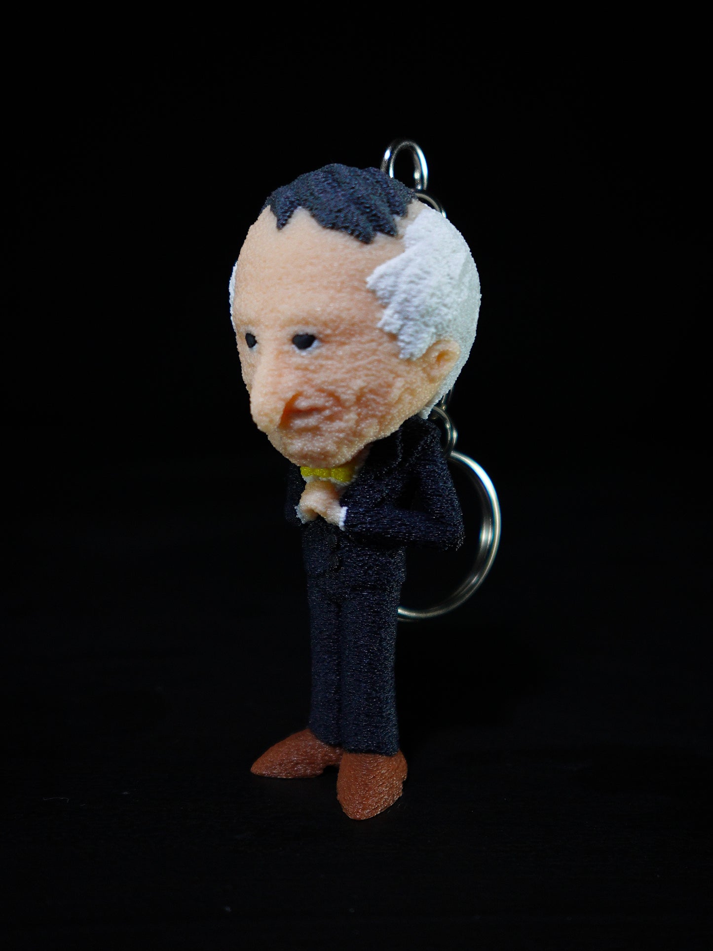 MR BOSS (3D STL FILE) - Smiling Friends Inspired Keychain for FDM/Resin Printing