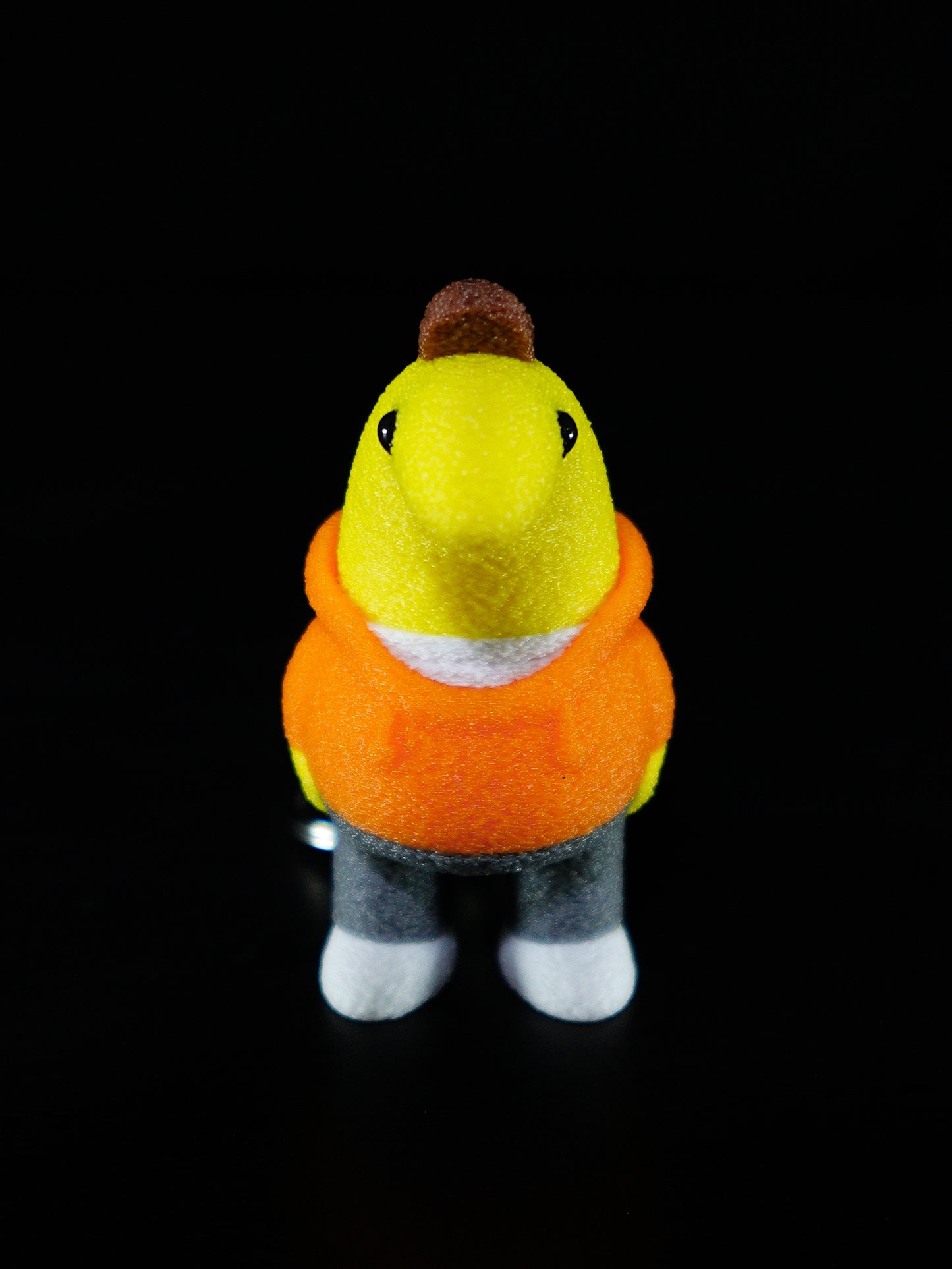 CHARLIE DOMPLER (3D STL FILE) - Smiling Friends Inspired Keychain for FDM/Resin Printing