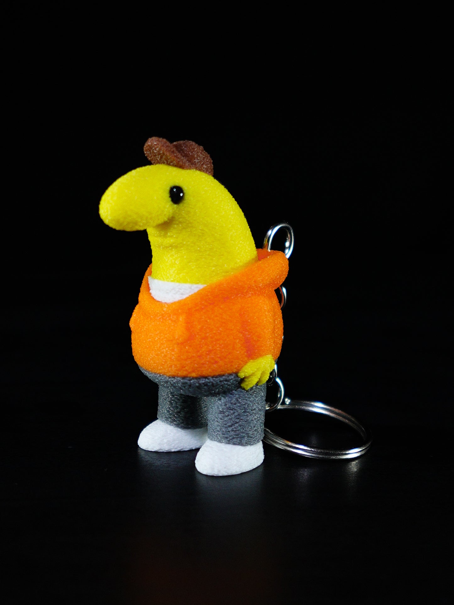 CHARLIE DOMPLER (3D STL FILE) - Smiling Friends Inspired Keychain for FDM/Resin Printing