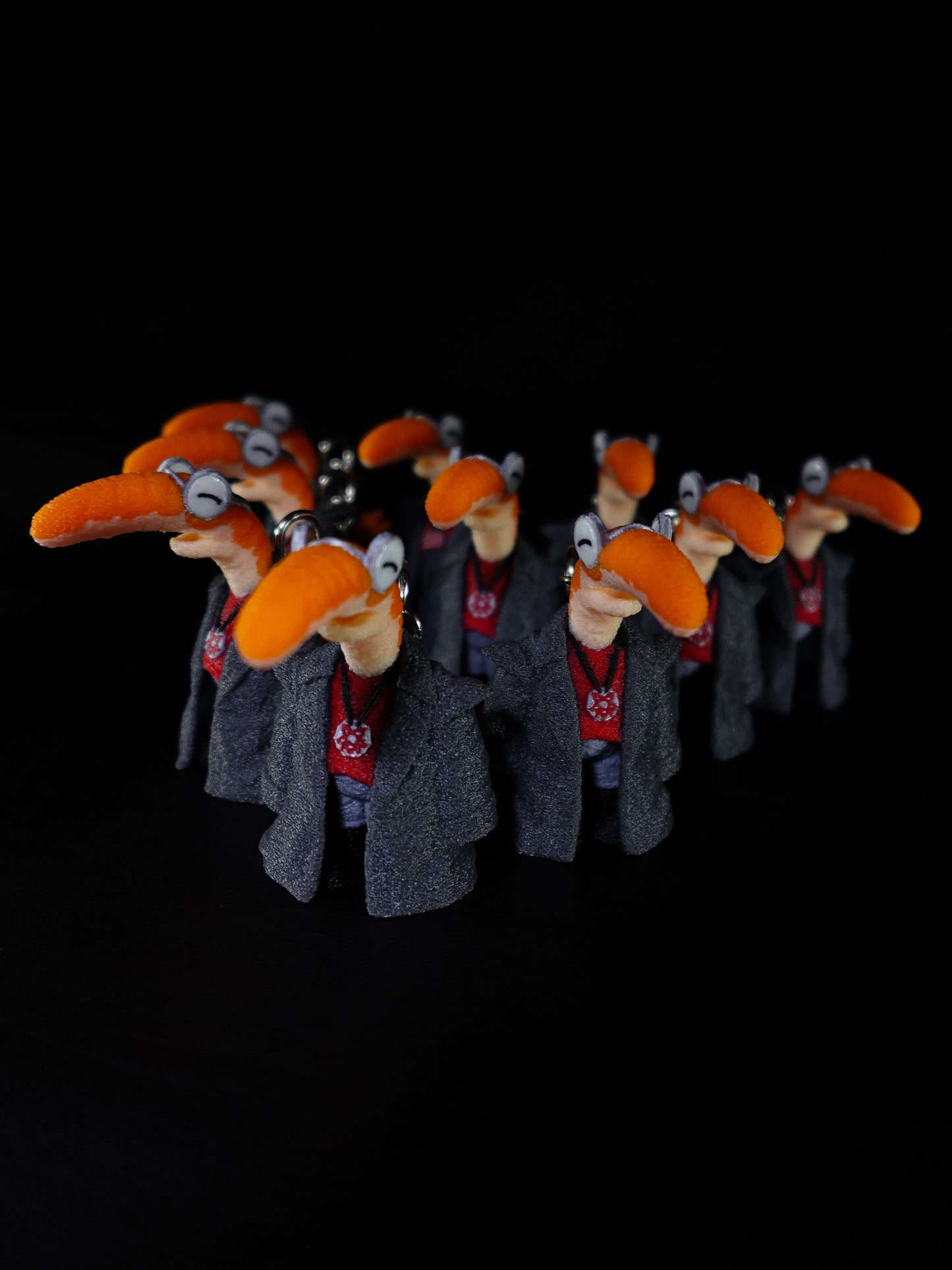 SHRIMP (3D STL FILE) - Smiling Friends Inspired Keychain for FDM/Resin Printing