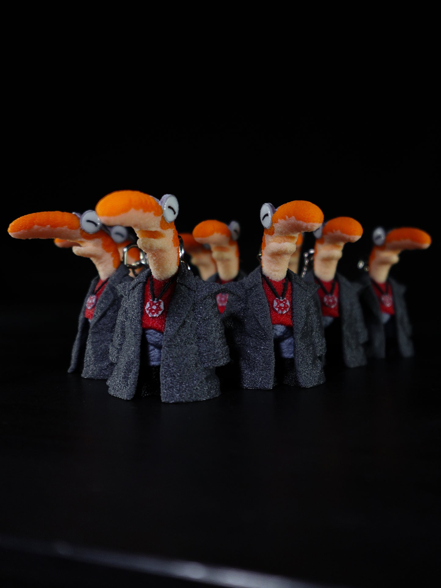 SHRIMP (3D STL FILE) - Smiling Friends Inspired Keychain for FDM/Resin Printing