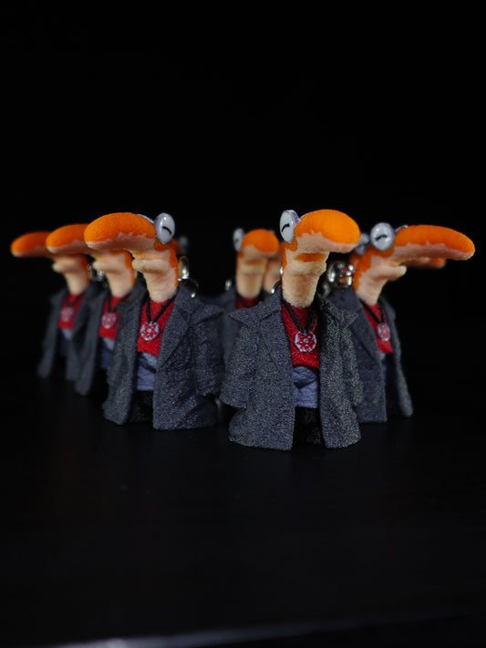 SHRIMP (3D STL FILE) - Smiling Friends Inspired Keychain for FDM/Resin Printing