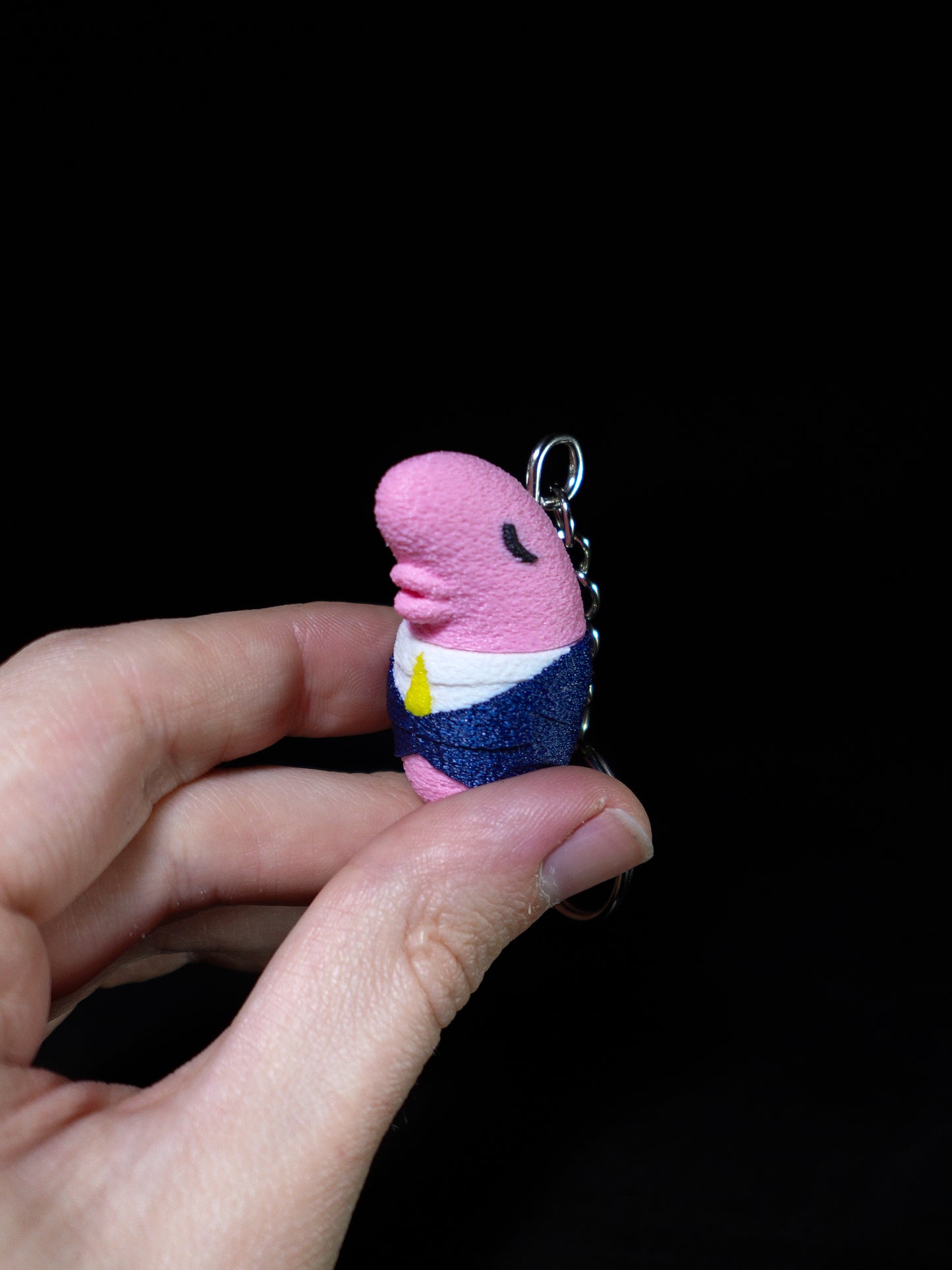 JASON (3D STL FILE) - Smiling Friends Inspired Keychain of Mr Boss's Son for FDM/Resin Printing