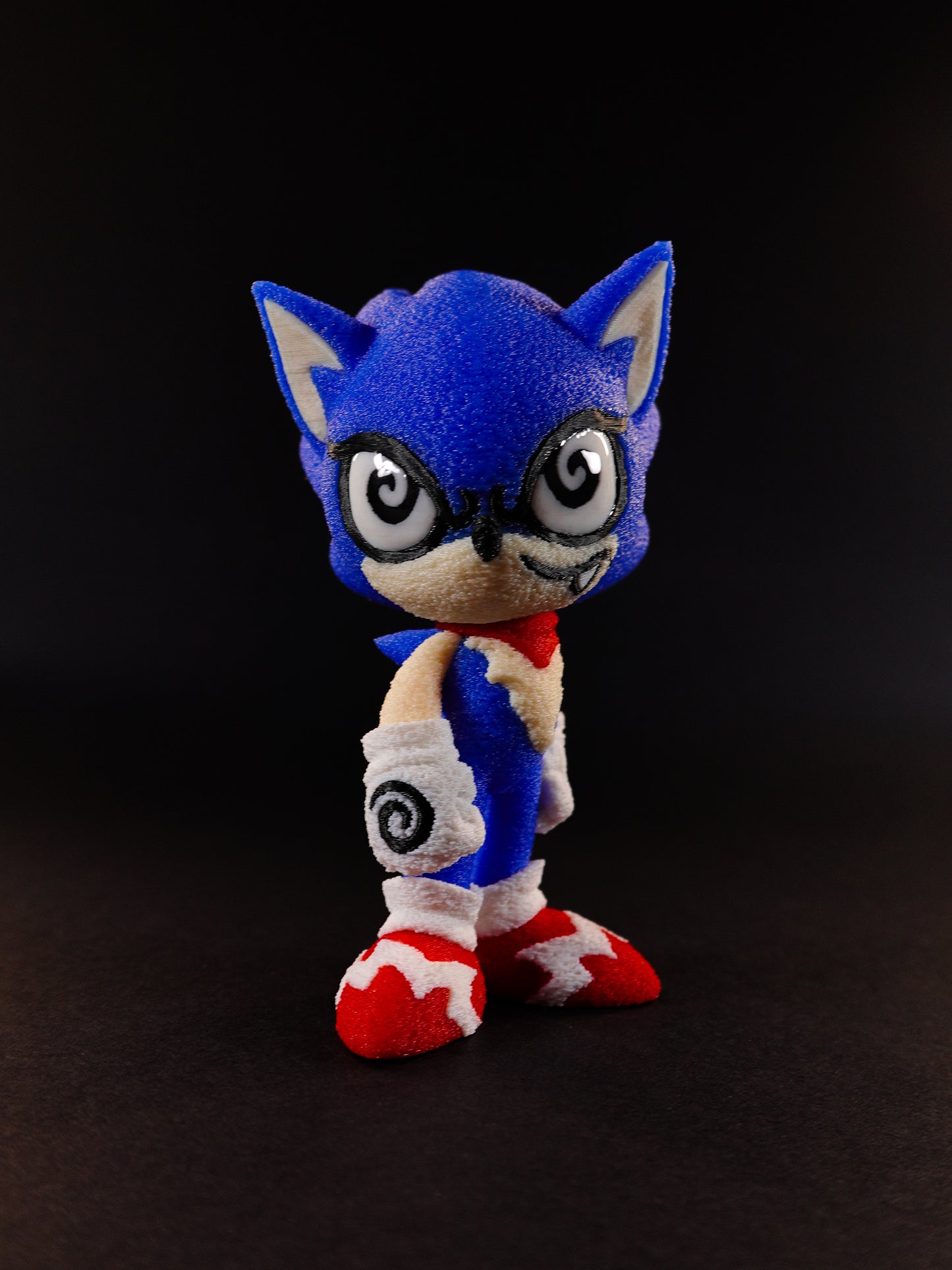 SONIC (3D STL FILE) - Sonic the Hedgehog Inspired Figure for FDM/Resin Printing