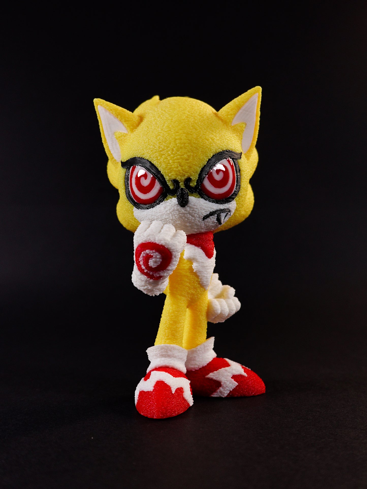 SUPER SONIC (3D STL FILE) - Sonic the Hedgehog Inspired Figure for FDM/Resin Printing