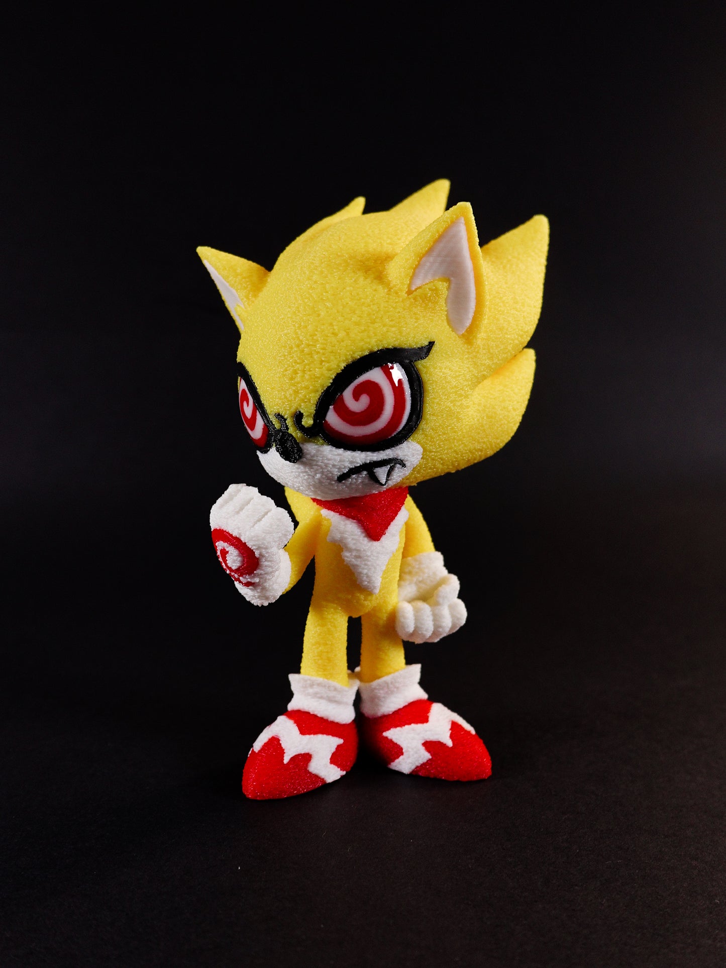 SUPER SONIC (3D STL FILE) - Sonic the Hedgehog Inspired Figure for FDM/Resin Printing