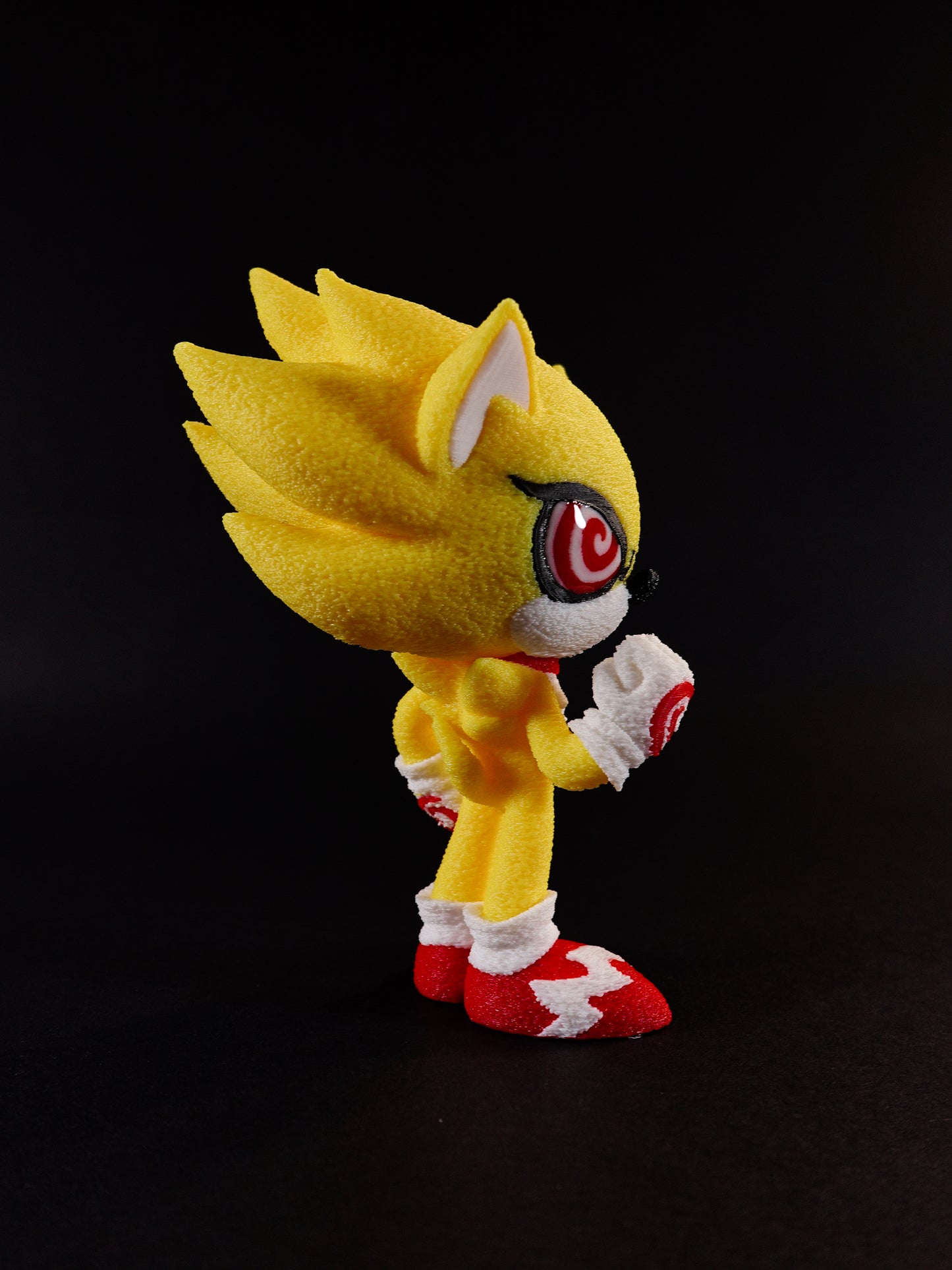 SUPER SONIC (3D STL FILE) - Sonic the Hedgehog Inspired Figure for FDM/Resin Printing