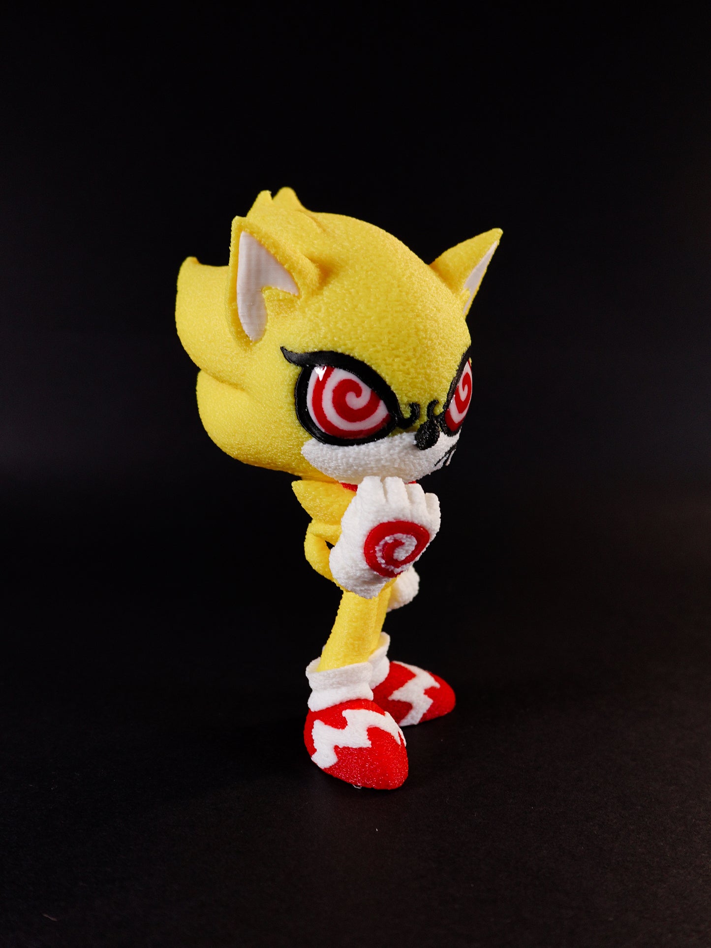 SUPER SONIC (3D STL FILE) - Sonic the Hedgehog Inspired Figure for FDM/Resin Printing