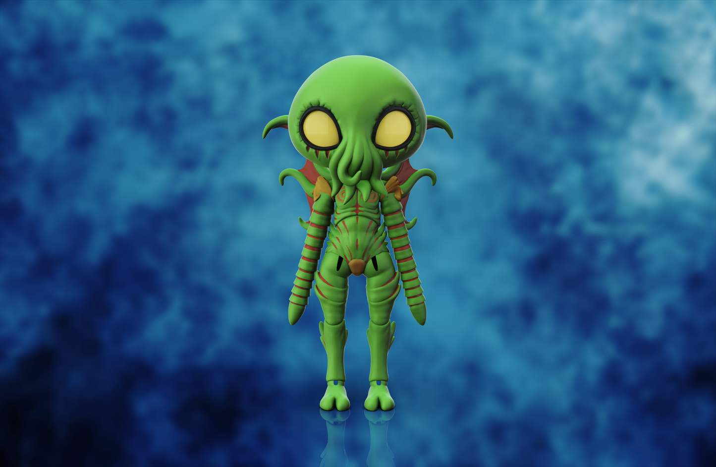 ELDRIBERRY - GLOOMBERRIES Cthulhu Themed Ball Jointed Doll for FDM/Resin Printing