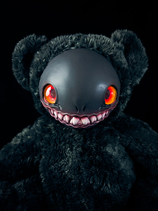 Dark Delight: FRIEND - CRYPTCRITZ Handcrafted Alien Art Doll Plush Toy for Cosmic Dreamers