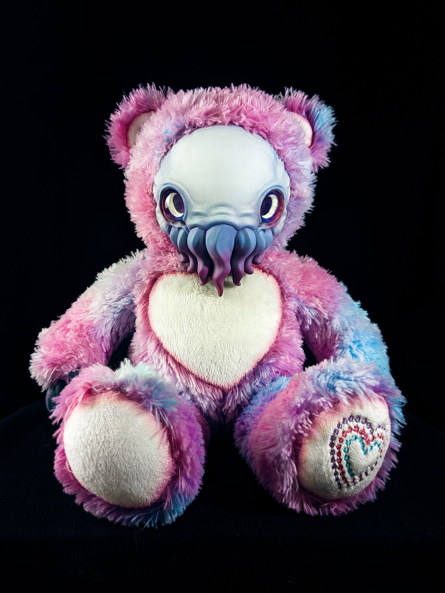 Cthulhu Floss: ELDINUTH - CRYPTCRITS Handcrafted Lovecraftian Cthulhu Art Doll Plush Toy for Eldritch Entities