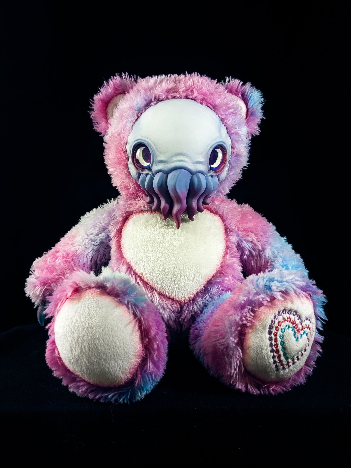 Cthulhu Floss: ELDINUTH - CRYPTCRITS Handcrafted Lovecraftian Cthulhu Art Doll Plush Toy for Eldritch Entities