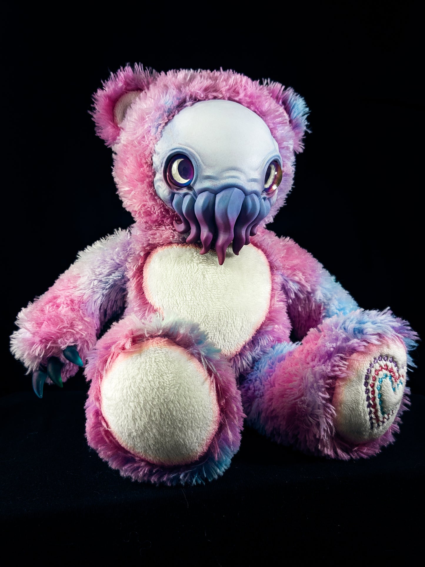 Cthulhu Floss: ELDINUTH - CRYPTCRITS Handcrafted Lovecraftian Cthulhu Art Doll Plush Toy for Eldritch Entities