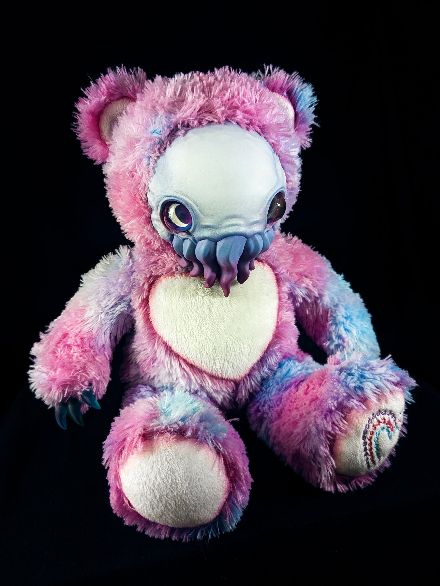 Cthulhu Floss: ELDINUTH - CRYPTCRITS Handcrafted Lovecraftian Cthulhu Art Doll Plush Toy for Eldritch Entities
