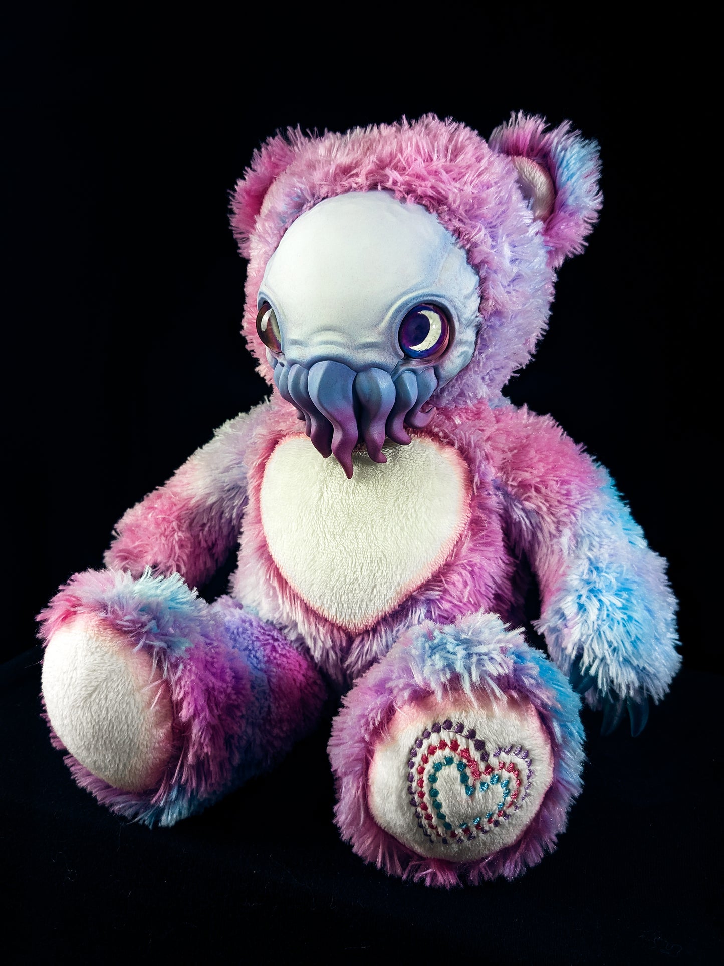 Cthulhu Floss: ELDINUTH - CRYPTCRITS Handcrafted Lovecraftian Cthulhu Art Doll Plush Toy for Eldritch Entities