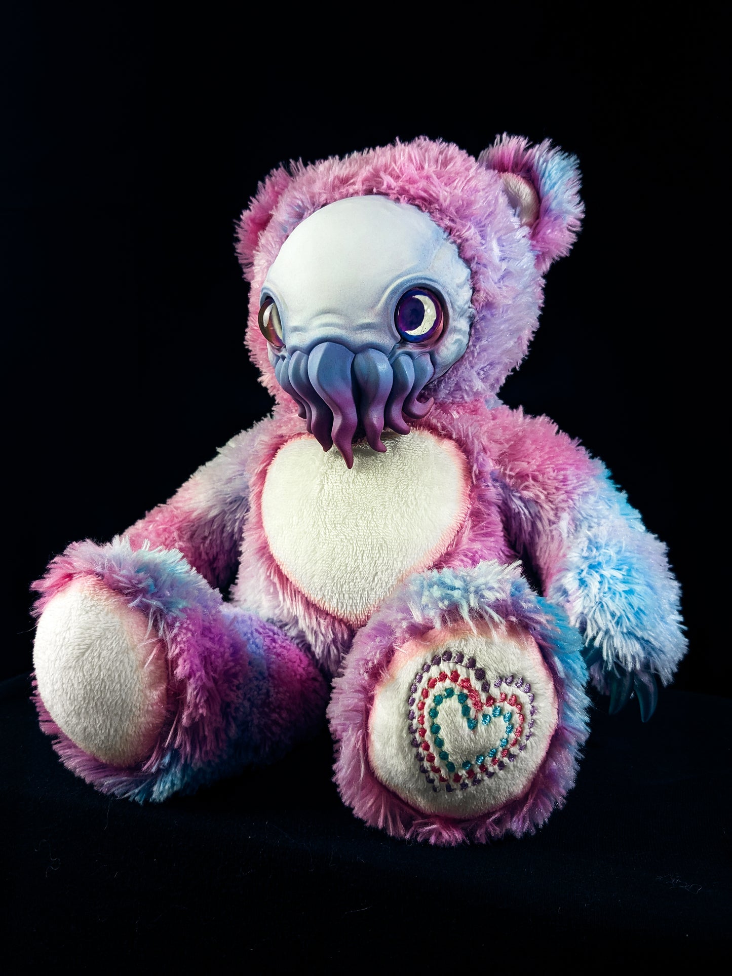 Cthulhu Floss: ELDINUTH - CRYPTCRITS Handcrafted Lovecraftian Cthulhu Art Doll Plush Toy for Eldritch Entities