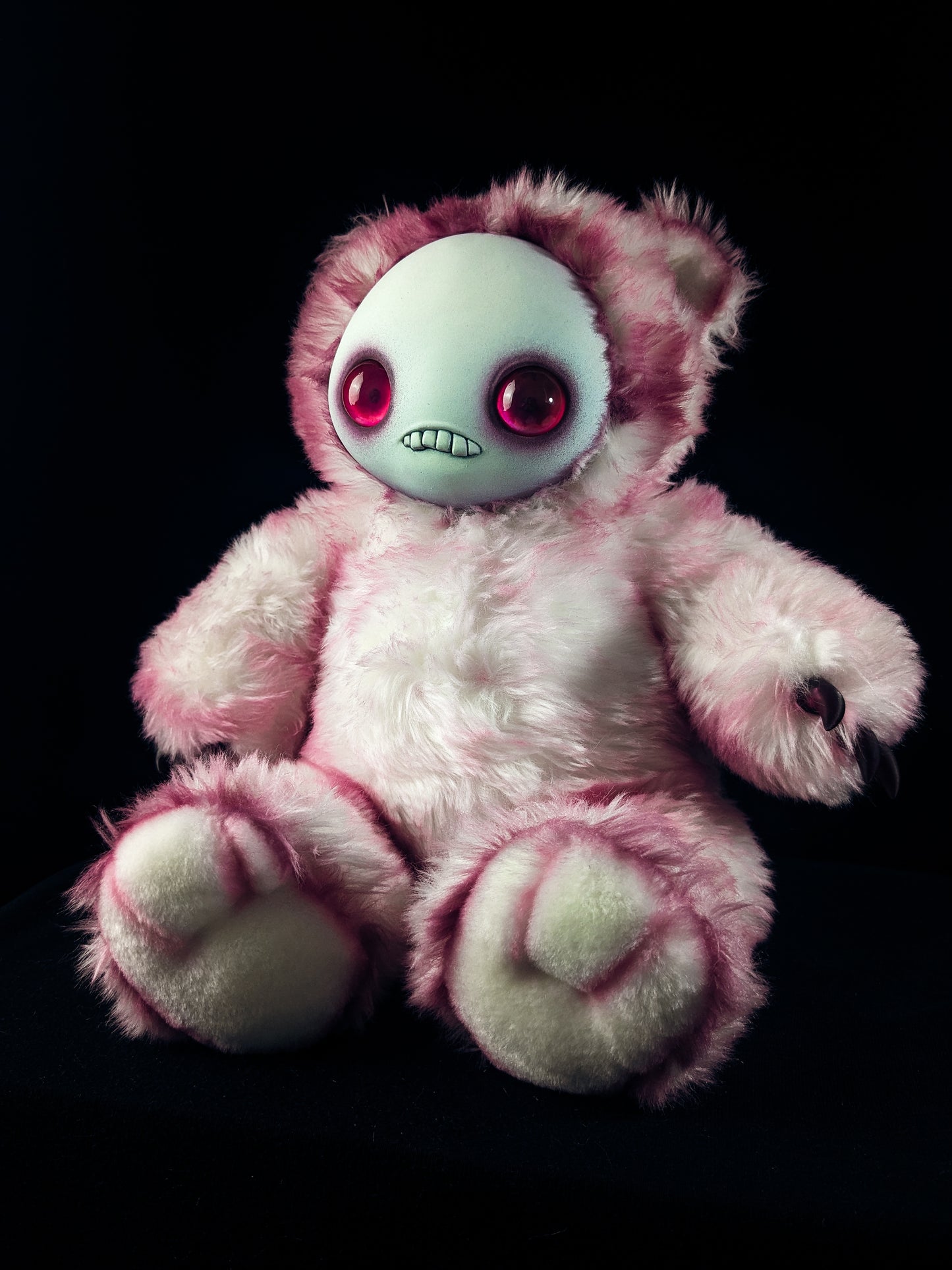 Sweet n' Startled: JITTERS - CRYPTCRITZ Handcrafted Creepy Monster Art Doll Plush Toy for Unhinged Individuals