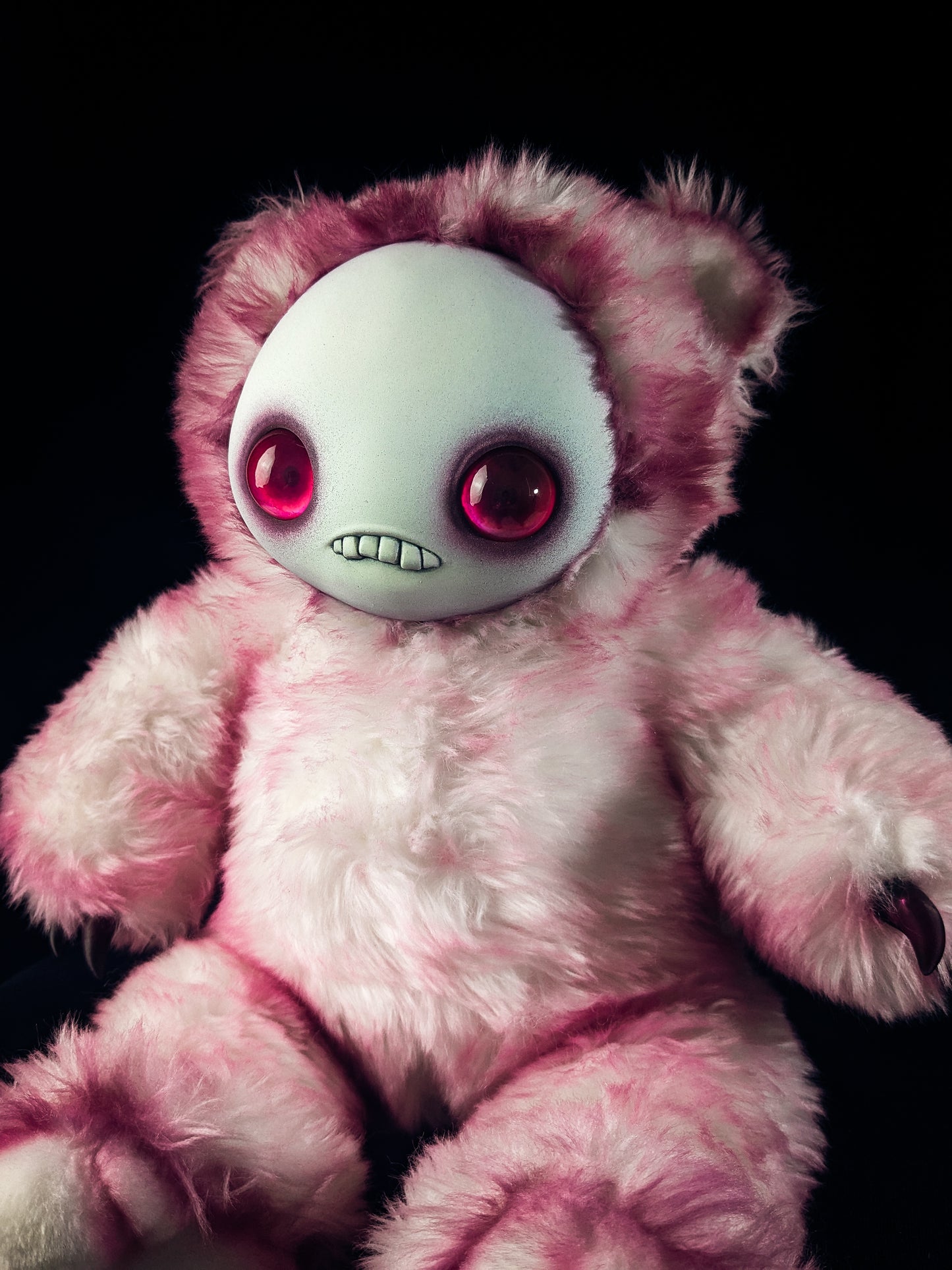 Sweet n' Startled: JITTERS - CRYPTCRITZ Handcrafted Creepy Monster Art Doll Plush Toy for Unhinged Individuals