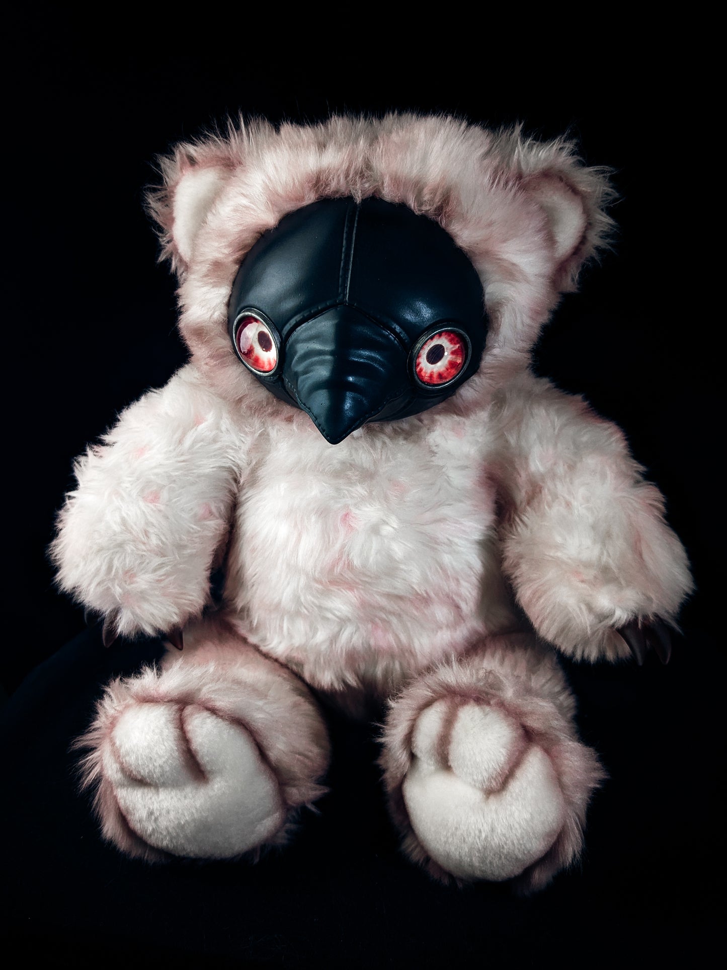 Manic Malpractice: AMBROISE - CRYPTCRITZ Handcrafted Creepy Cute Plague Doctor Art Doll Plush Toy for Eccentric Souls