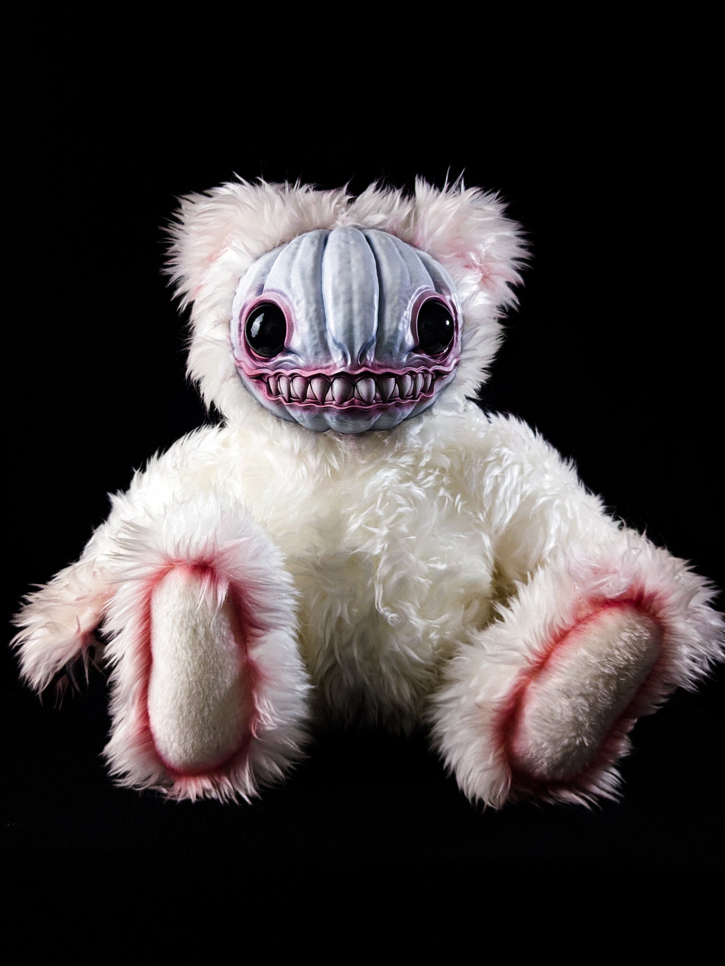 Drained Dweller: HAUNTVESTER - CRYPTCRITZ Handcrafted Creepy Cute Halloween Pumpkin Art Doll Plush Toy for Spooky Souls