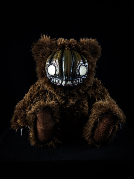 Overripe Ripper: HAUNTVESTER - CRYPTCRITZ Handcrafted Creepy Cute Halloween Pumpkin Art Doll Plush Toy for Spooky Souls