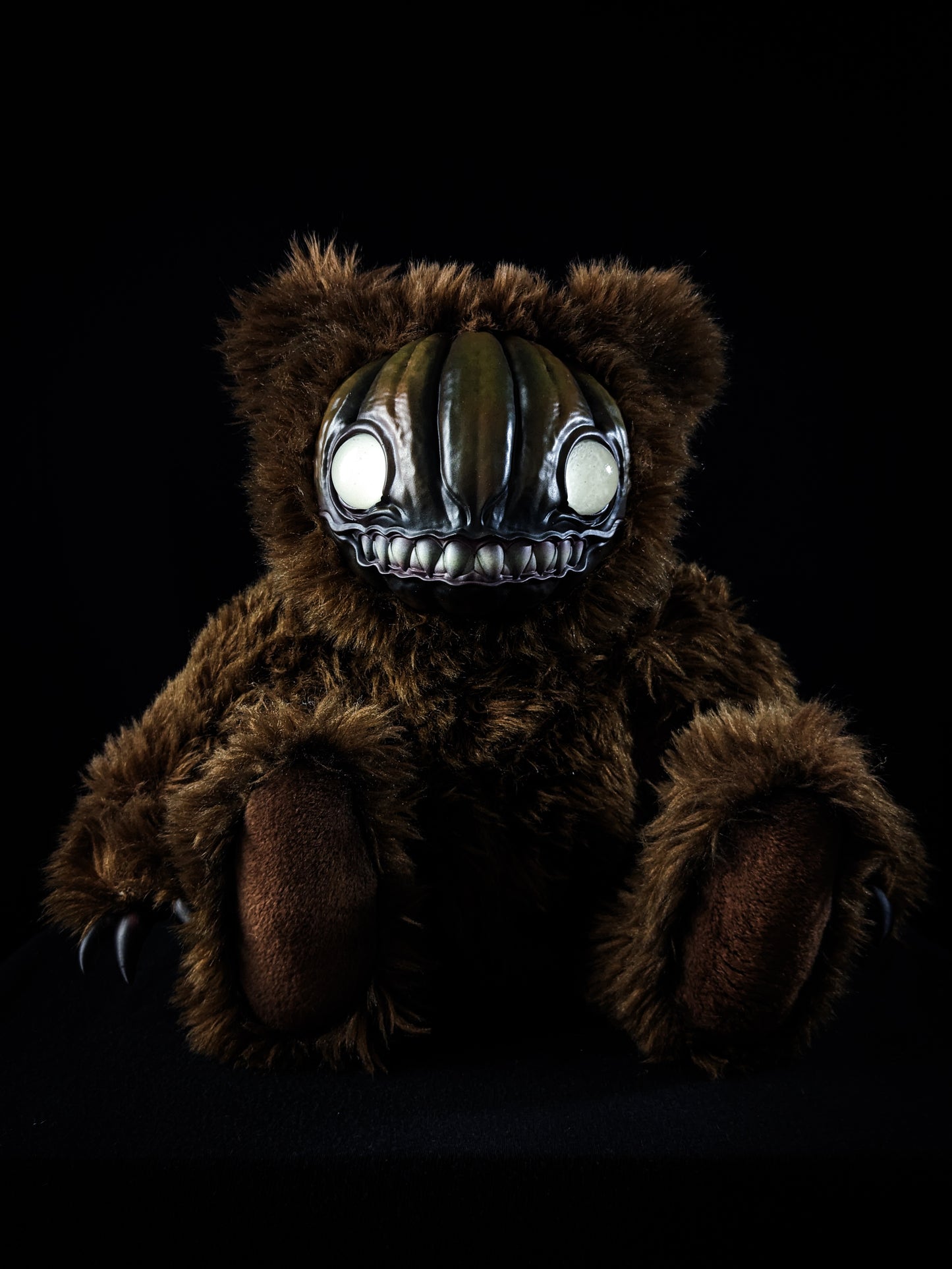 Overripe Ripper: HAUNTVESTER - CRYPTCRITZ Handcrafted Creepy Cute Halloween Pumpkin Art Doll Plush Toy for Spooky Souls