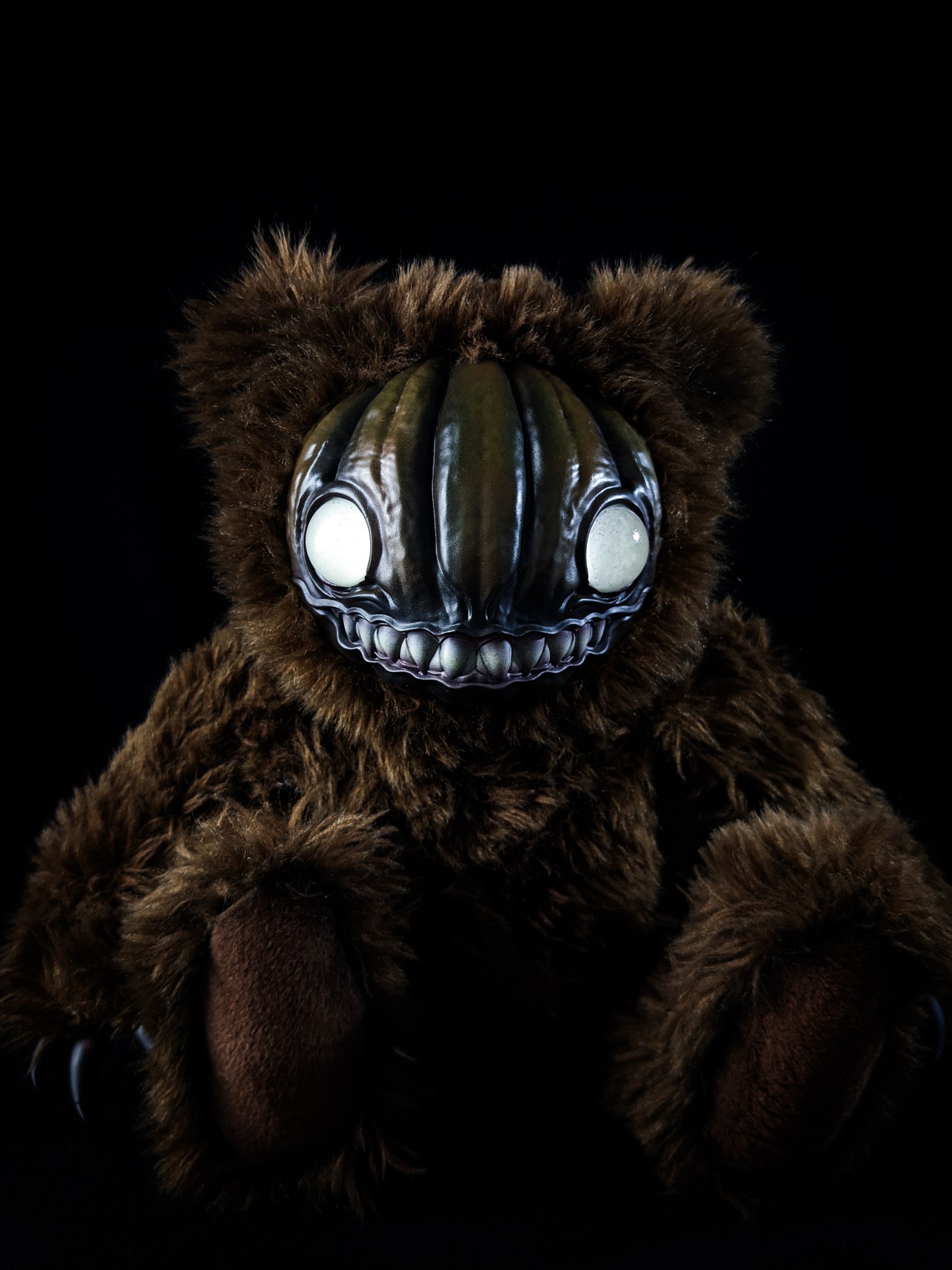 Overripe Ripper: HAUNTVESTER - CRYPTCRITZ Handcrafted Creepy Cute Halloween Pumpkin Art Doll Plush Toy for Spooky Souls