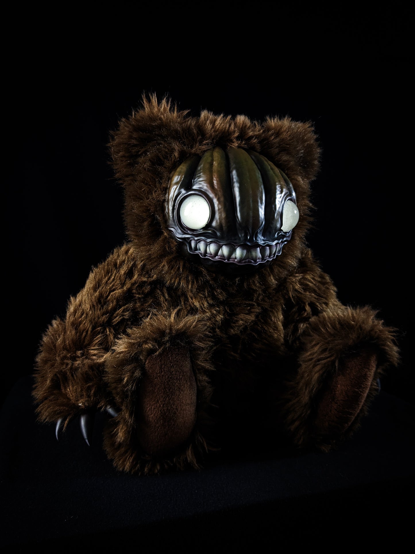Overripe Ripper: HAUNTVESTER - CRYPTCRITZ Handcrafted Creepy Cute Halloween Pumpkin Art Doll Plush Toy for Spooky Souls
