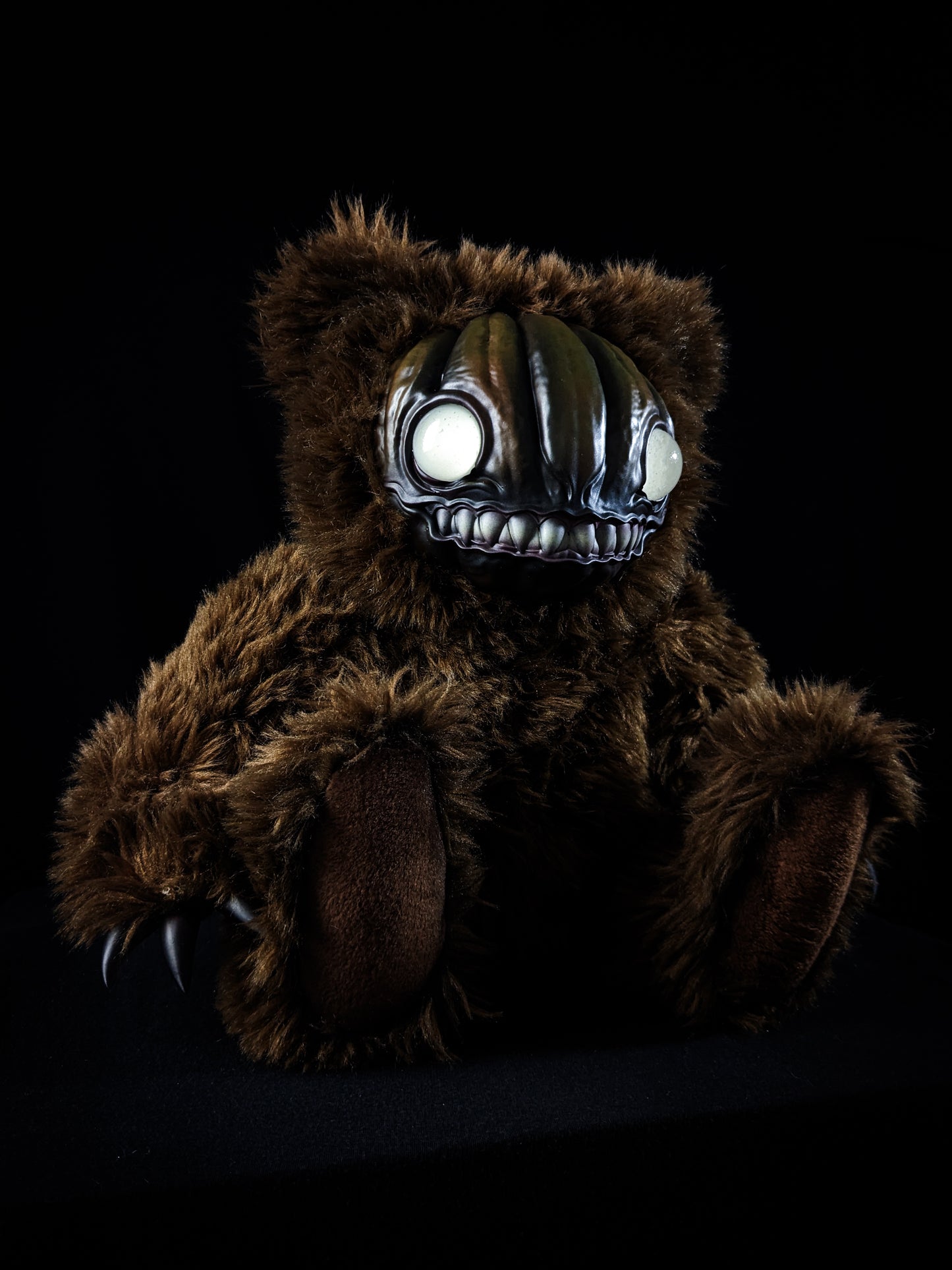 Overripe Ripper: HAUNTVESTER - CRYPTCRITZ Handcrafted Creepy Cute Halloween Pumpkin Art Doll Plush Toy for Spooky Souls