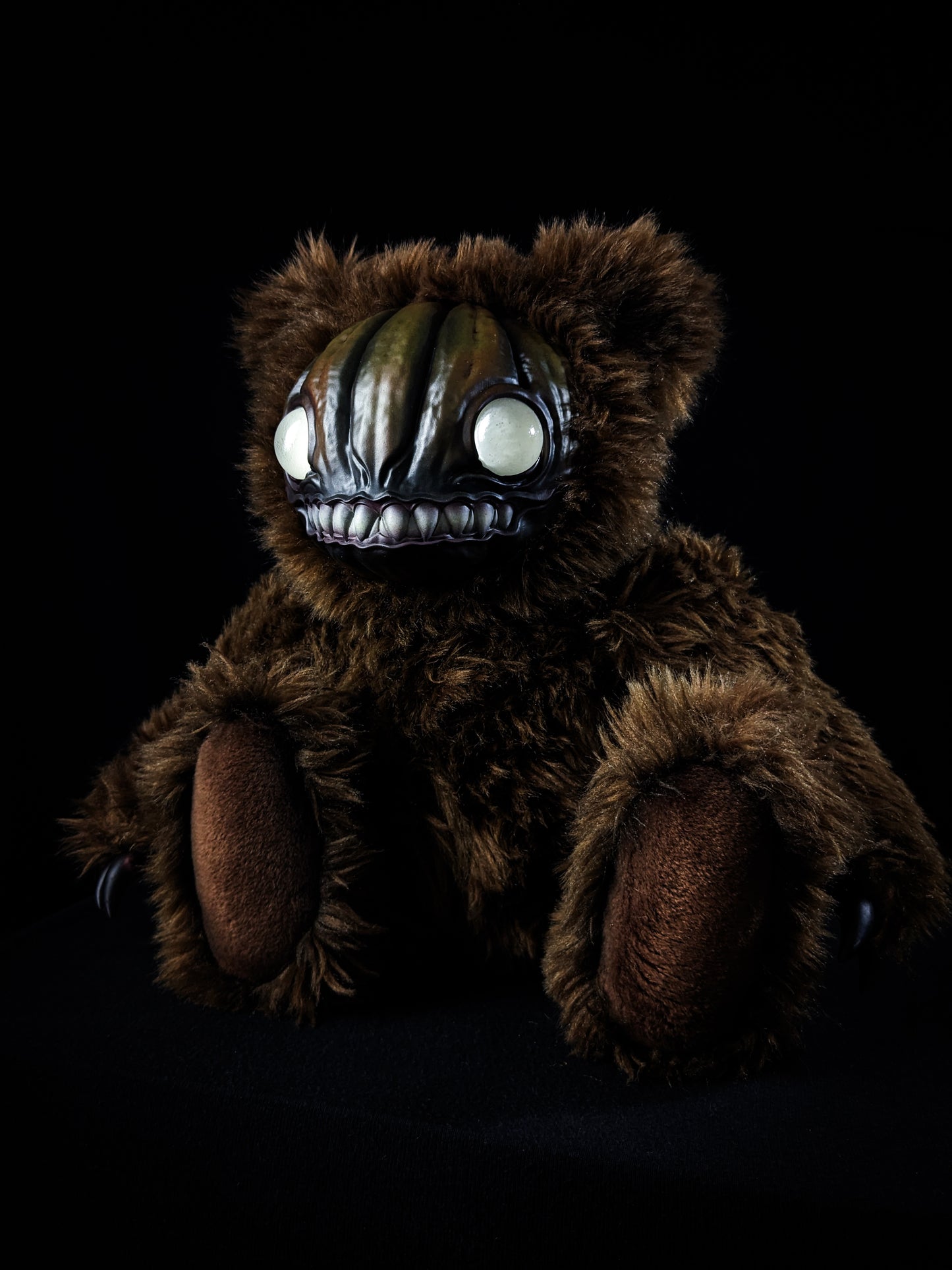 Overripe Ripper: HAUNTVESTER - CRYPTCRITZ Handcrafted Creepy Cute Halloween Pumpkin Art Doll Plush Toy for Spooky Souls