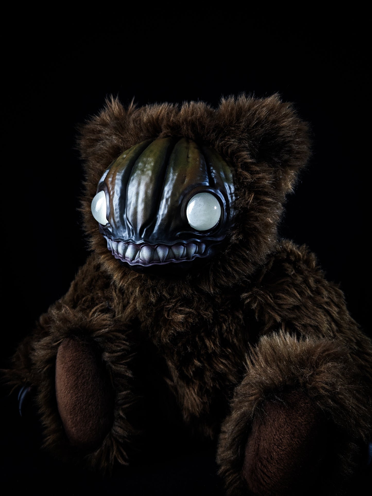 Overripe Ripper: HAUNTVESTER - CRYPTCRITZ Handcrafted Creepy Cute Halloween Pumpkin Art Doll Plush Toy for Spooky Souls