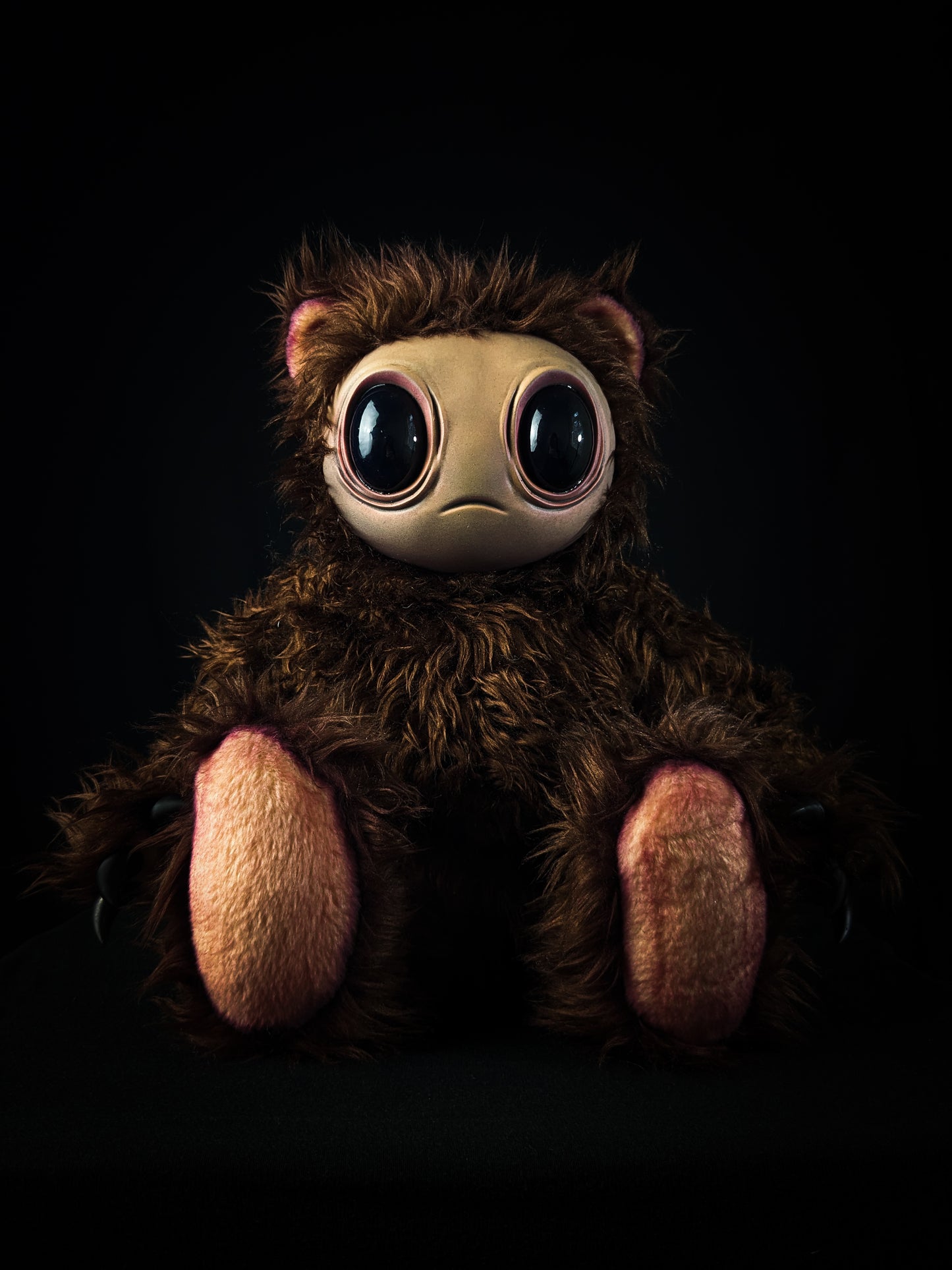 Ethereal Wilderness: Meeporo - CRYPTCRITS Handmade Mystical Woodland Spirit Art Doll Plush Toy for Enigmatic Wanderers