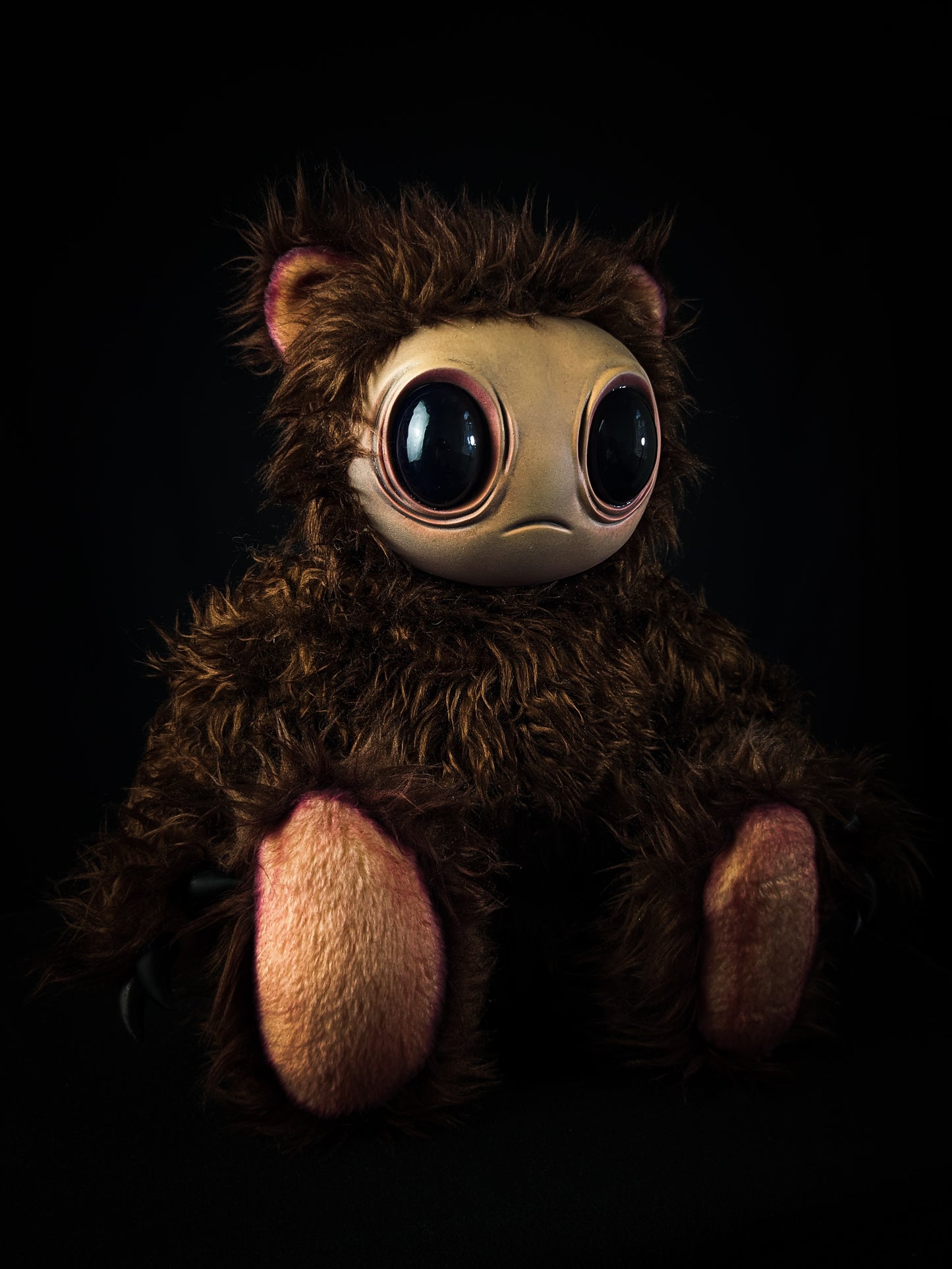 Ethereal Wilderness: Meeporo - CRYPTCRITS Handmade Mystical Woodland Spirit Art Doll Plush Toy for Enigmatic Wanderers