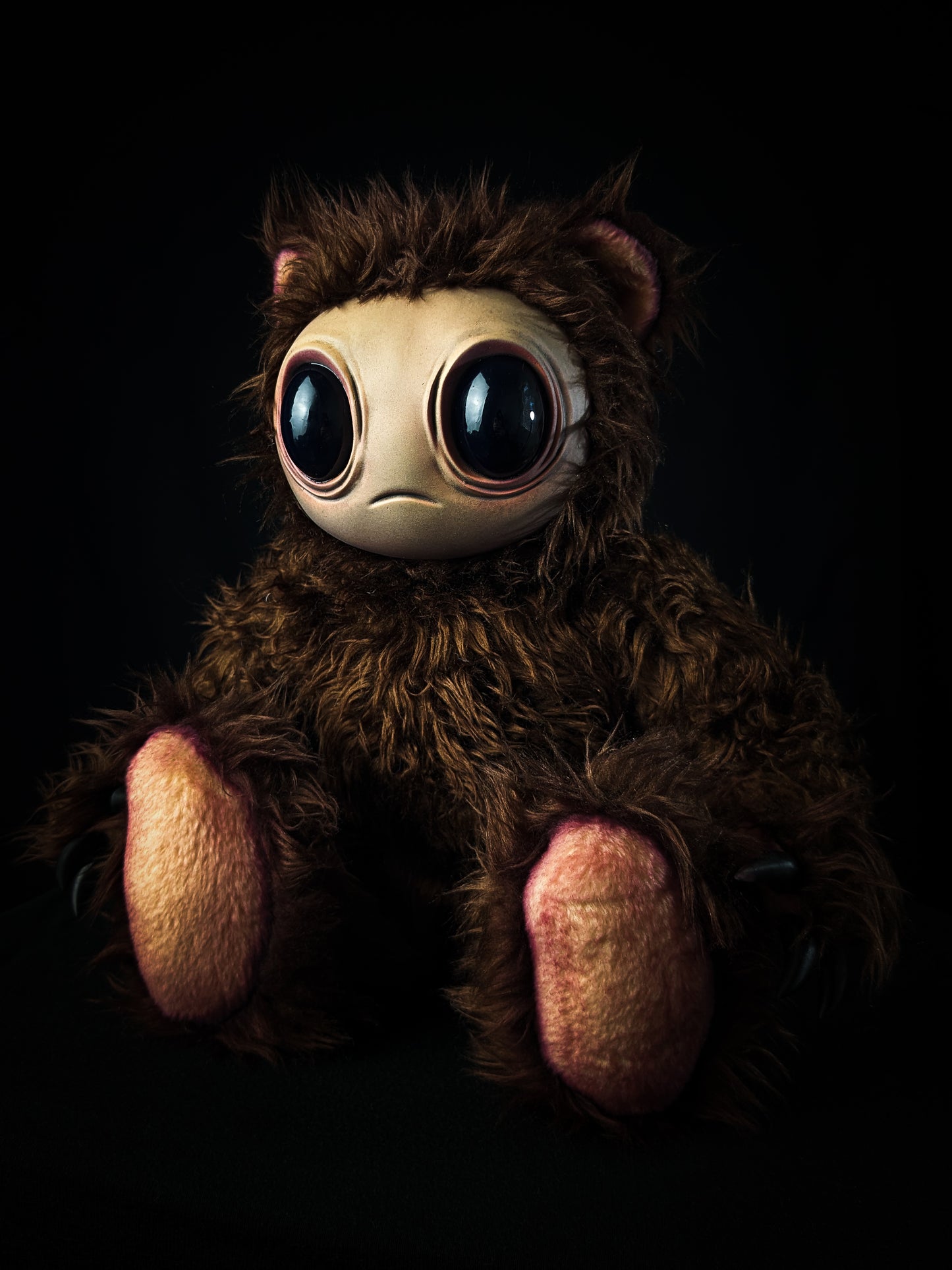 Ethereal Wilderness: Meeporo - CRYPTCRITS Handmade Mystical Woodland Spirit Art Doll Plush Toy for Enigmatic Wanderers