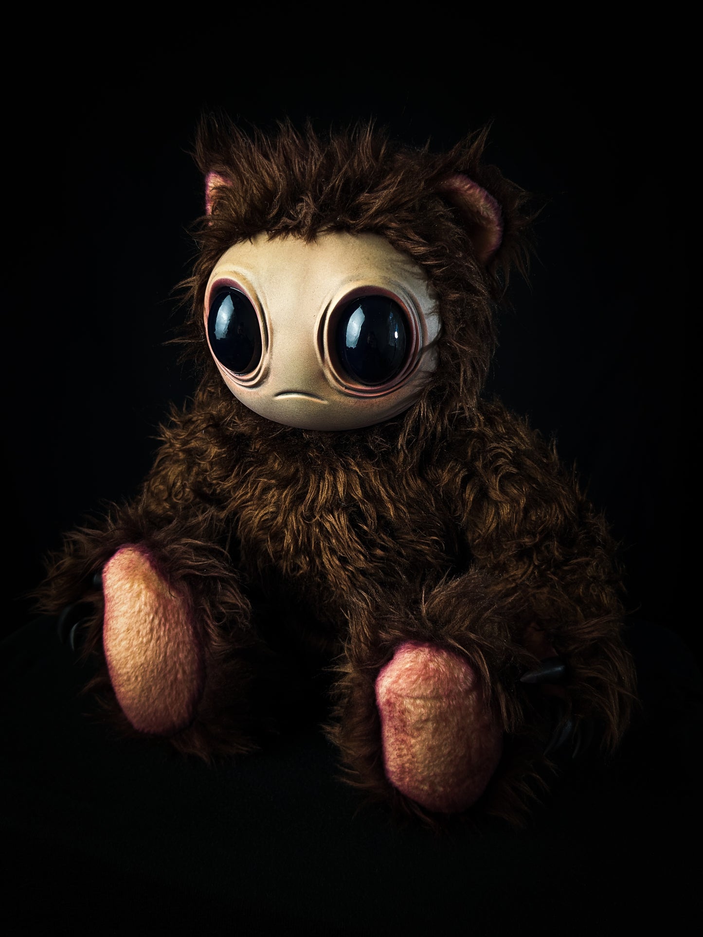 Ethereal Wilderness: Meeporo - CRYPTCRITS Handmade Mystical Woodland Spirit Art Doll Plush Toy for Enigmatic Wanderers