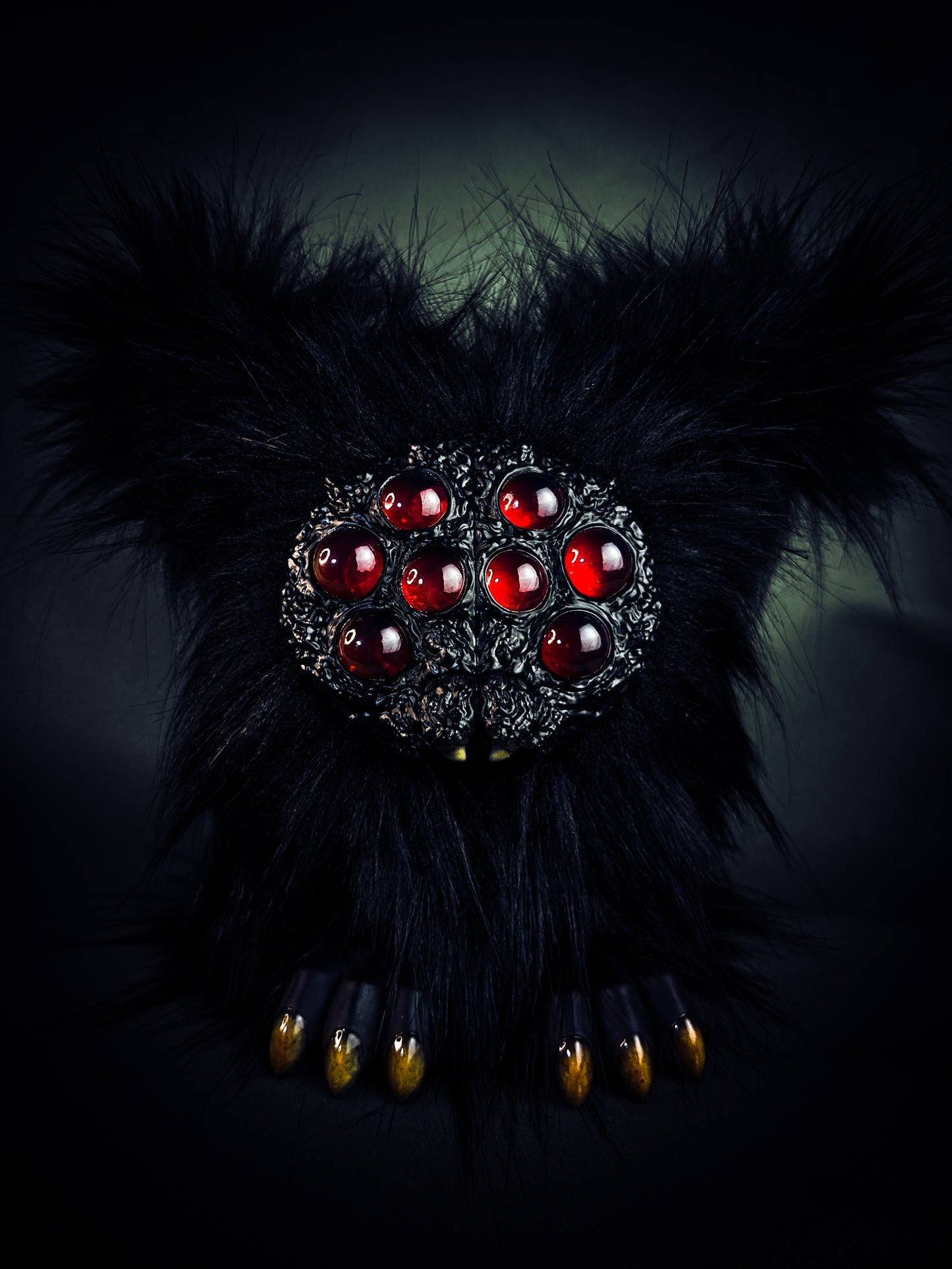 Shadow Crawler - KREBTOR: Custom Electronic Spider Furby Art Doll