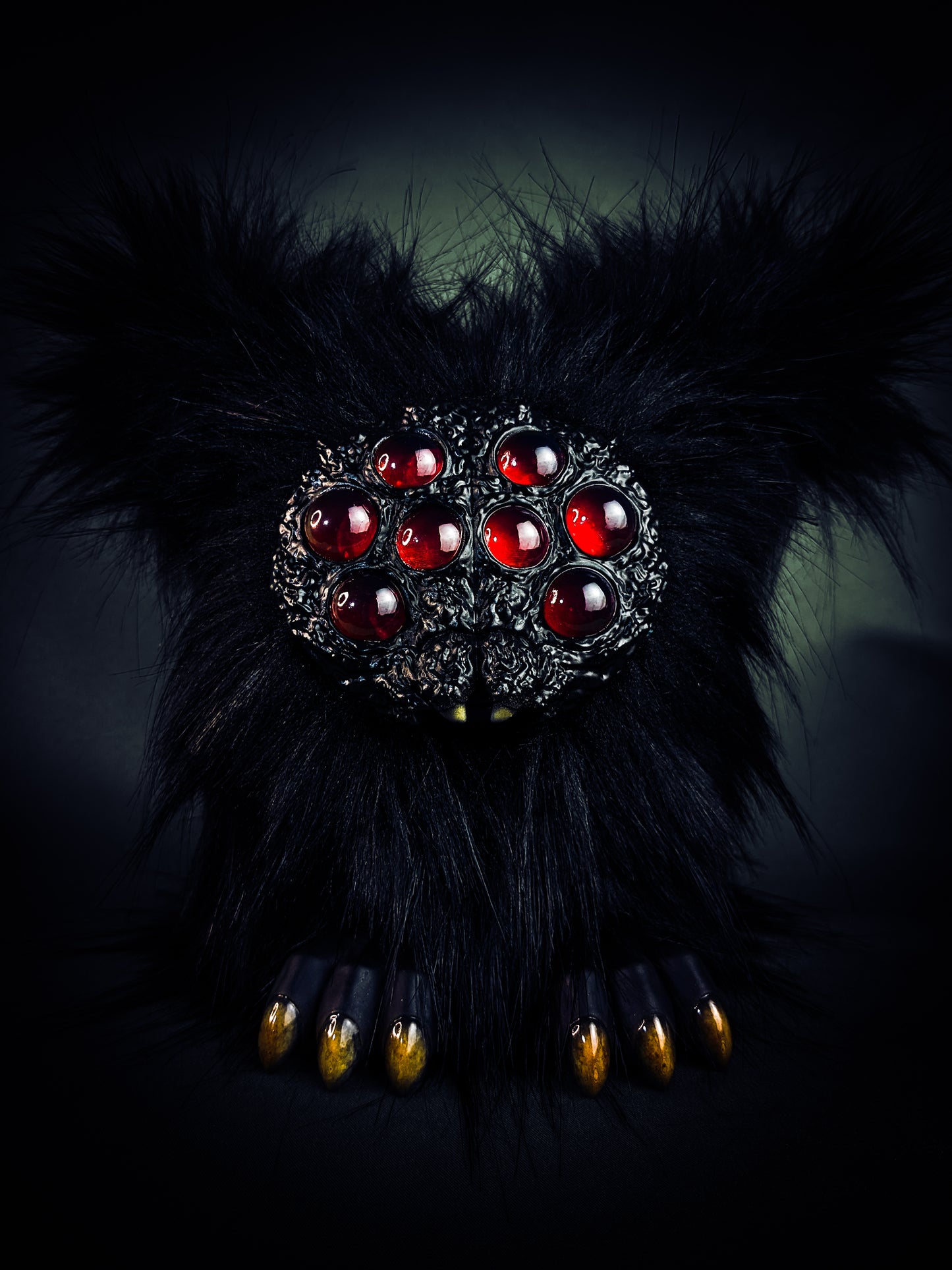 Shadow Crawler - KREBTOR: Custom Electronic Spider Furby Art Doll
