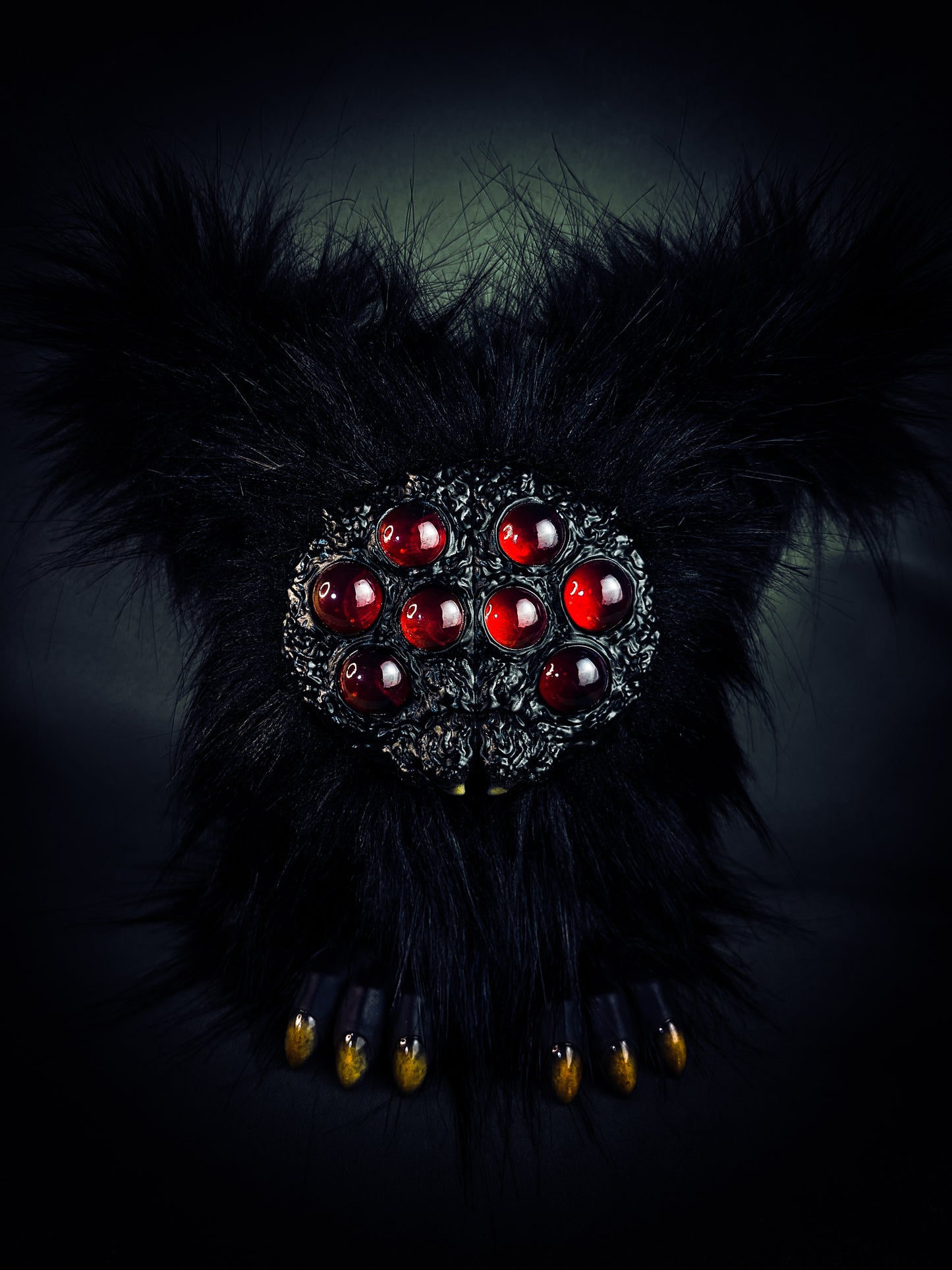 Shadow Crawler - KREBTOR: Custom Electronic Spider Furby Art Doll