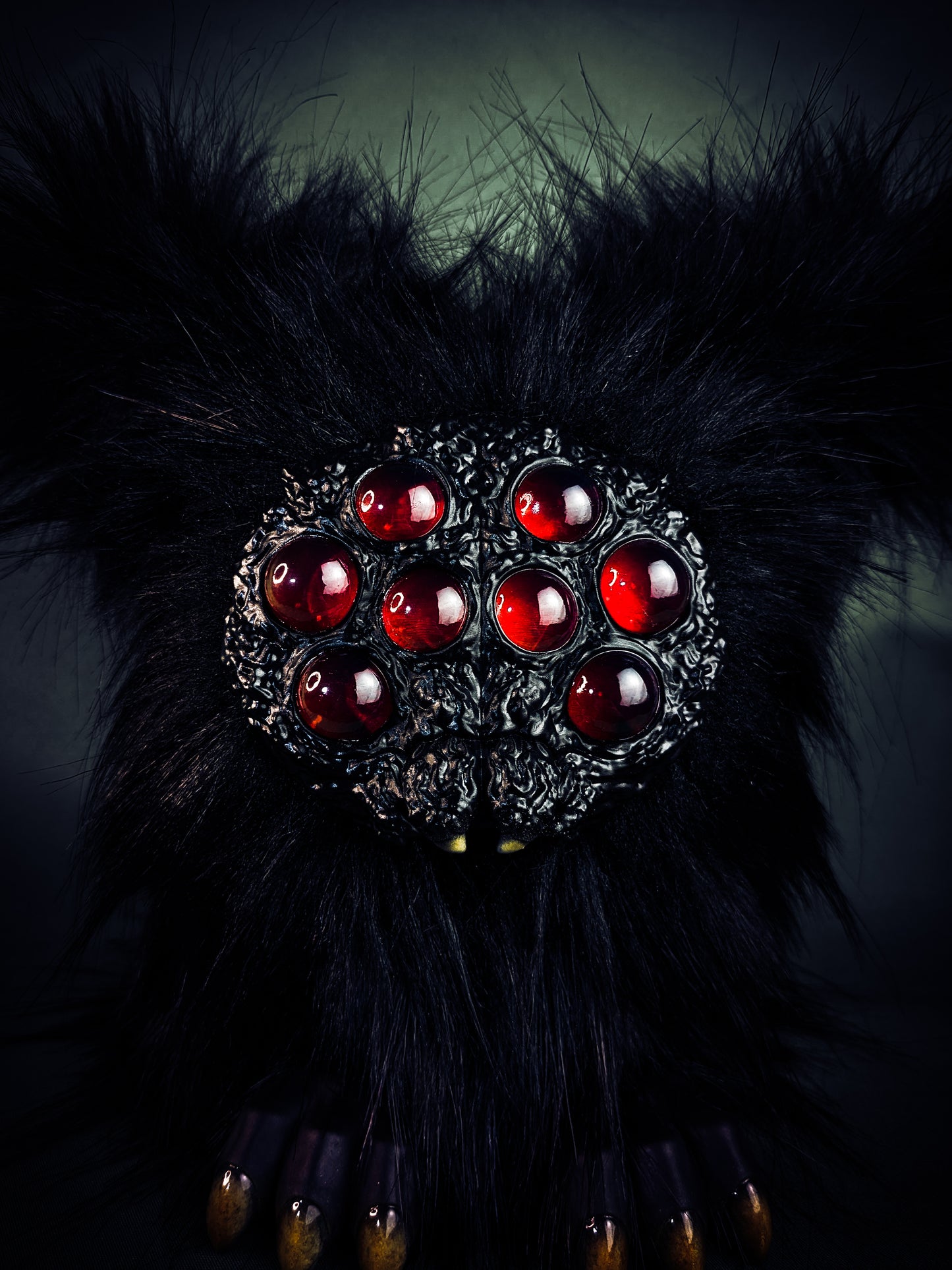 Shadow Crawler - KREBTOR: Custom Electronic Spider Furby Art Doll