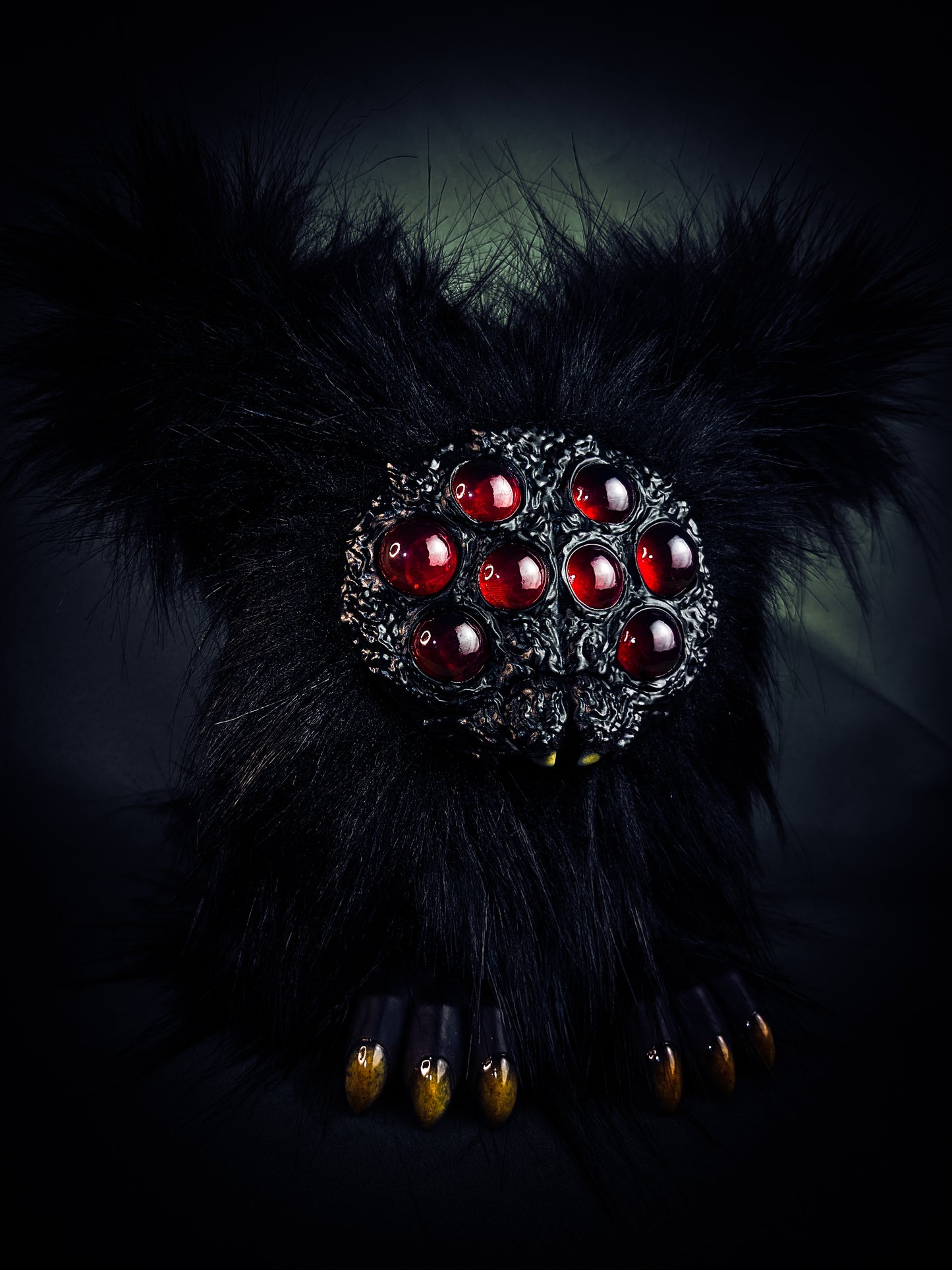 Shadow Crawler - KREBTOR: Custom Electronic Spider Furby Art Doll