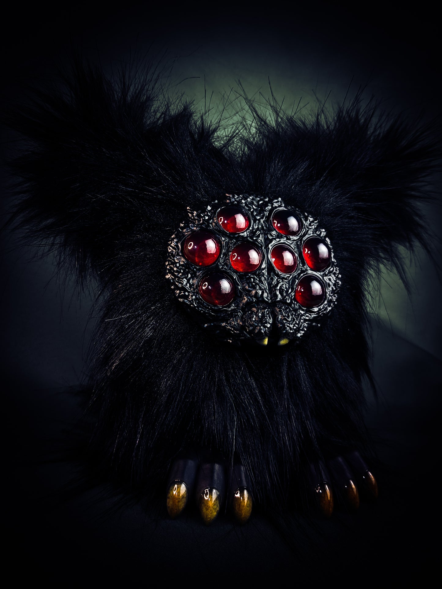 Shadow Crawler - KREBTOR: Custom Electronic Spider Furby Art Doll