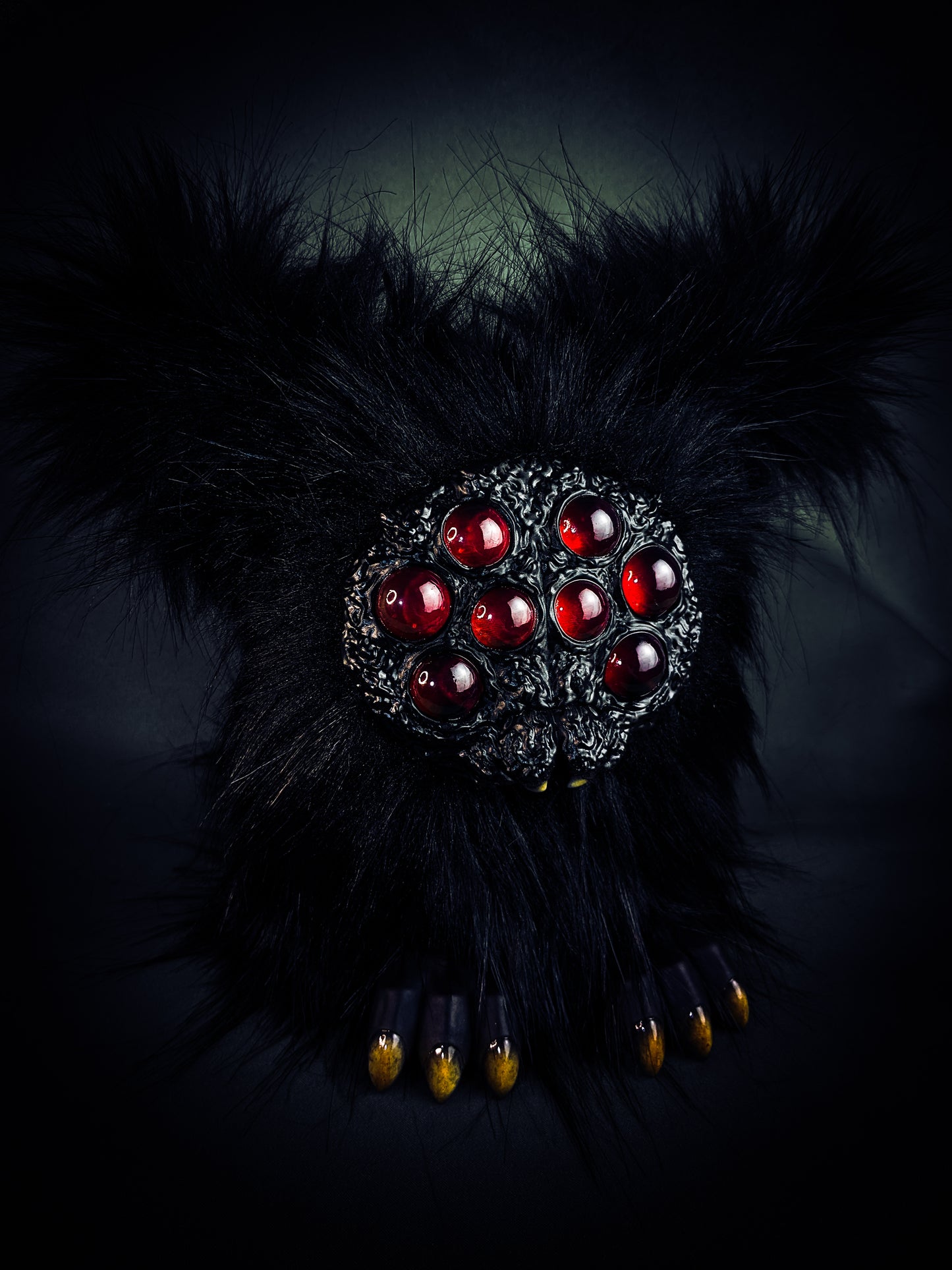 Shadow Crawler - KREBTOR: Custom Electronic Spider Furby Art Doll